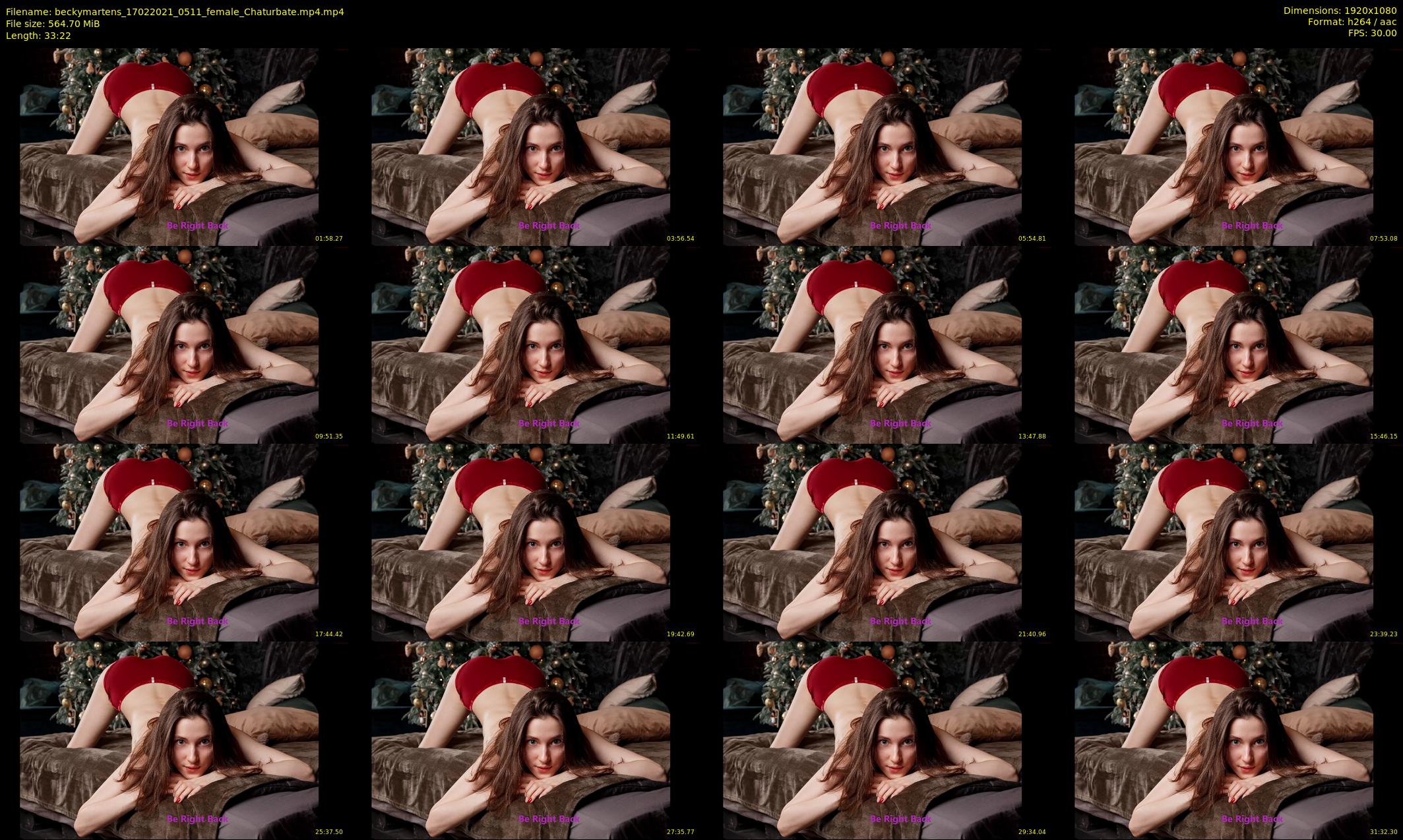 beckymartens — 34 minute Chaturbate female cam show recording, 1080p, Feb 17, 2021