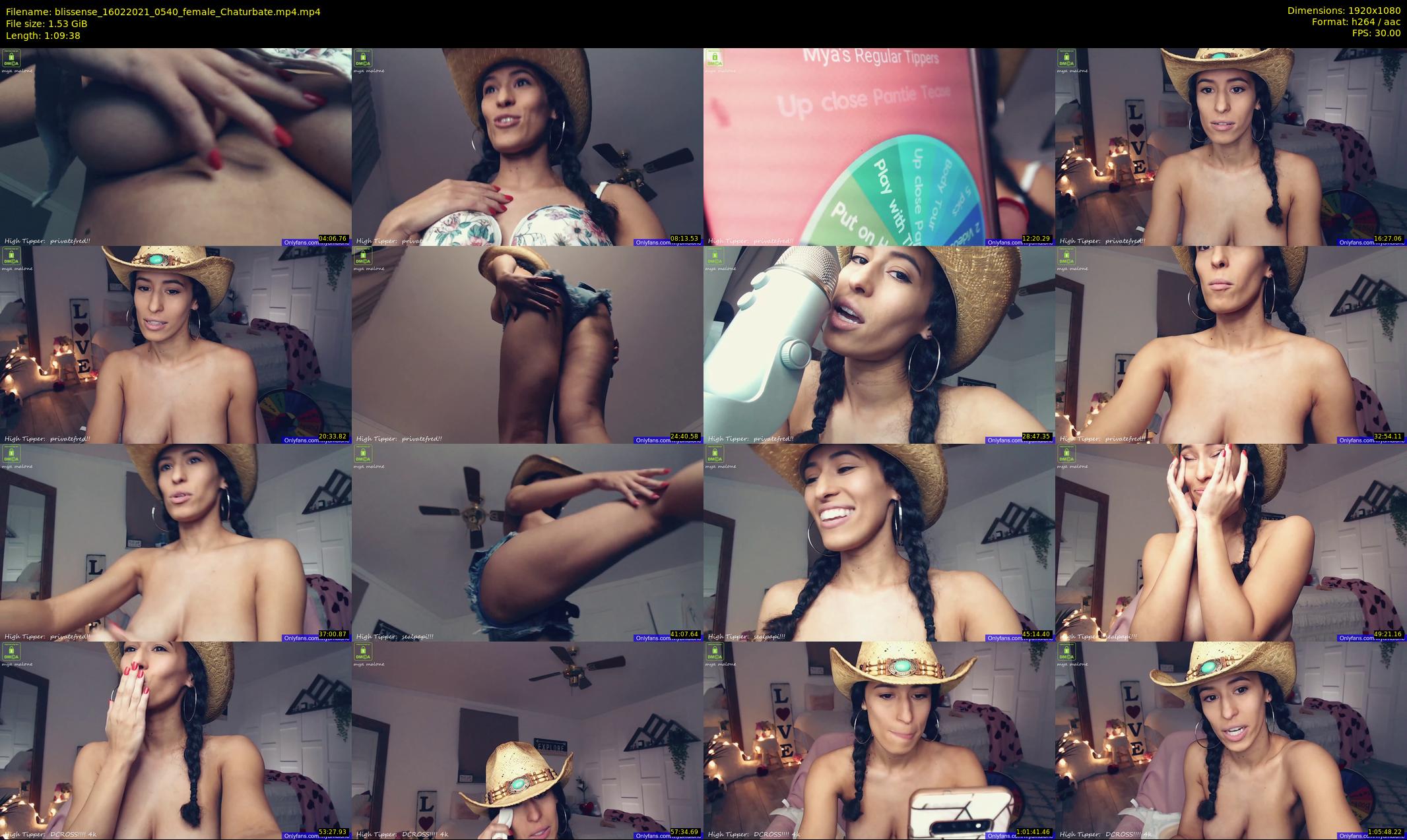 blissense — 70 minute Chaturbate female cam show recording, 1080p, Feb 16, 2021