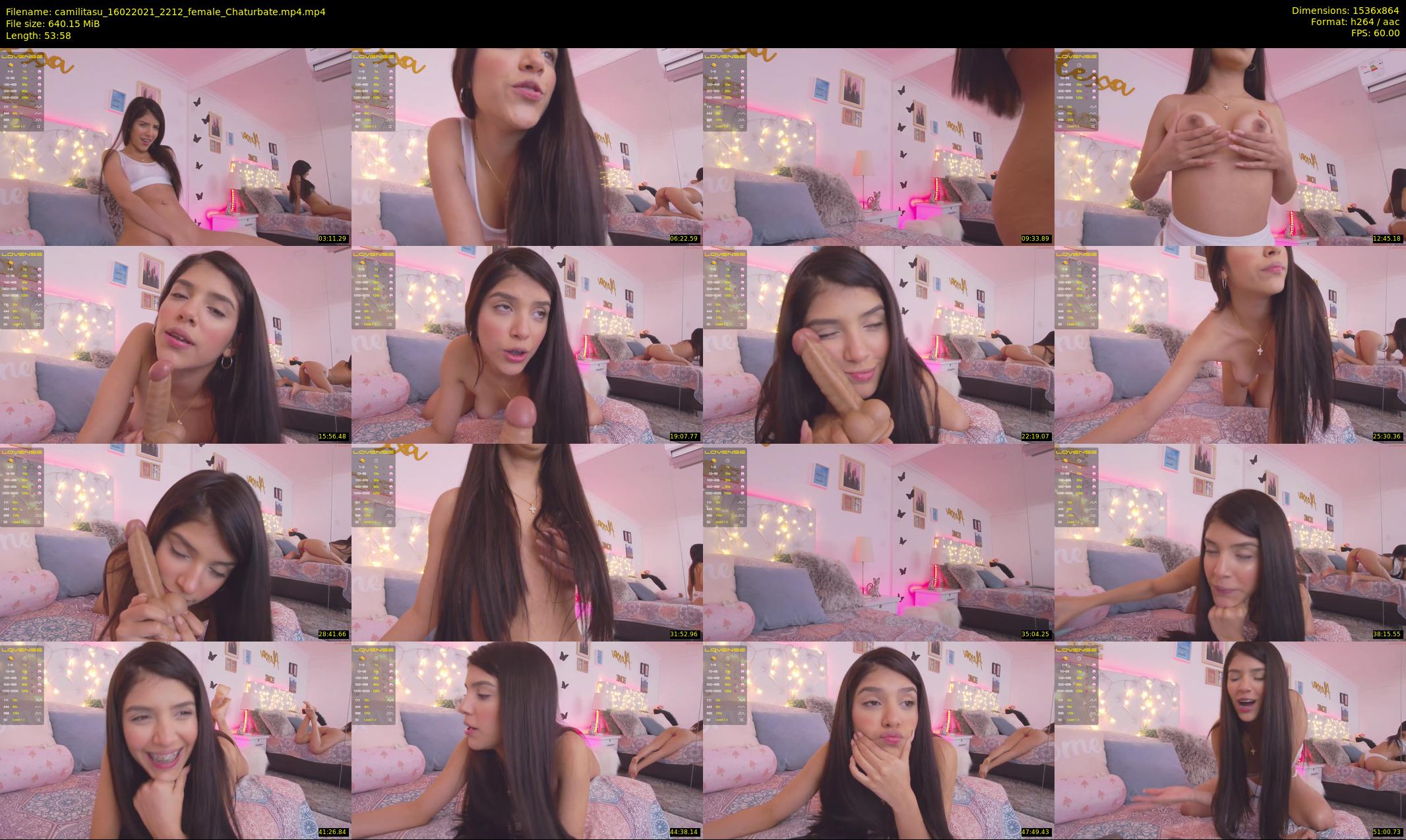 camilitasu — 54 minute Chaturbate female cam show recording, 720p, Feb 16, 2021