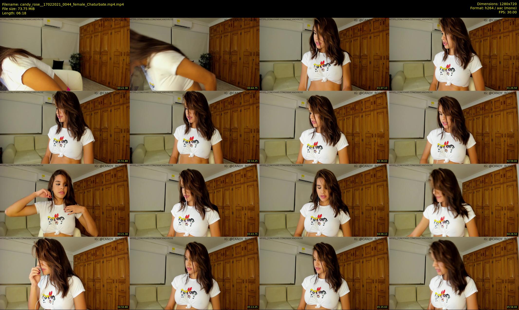 candy_rose_ — 7 minute Chaturbate female cam show recording, 720p, Feb 17, 2021