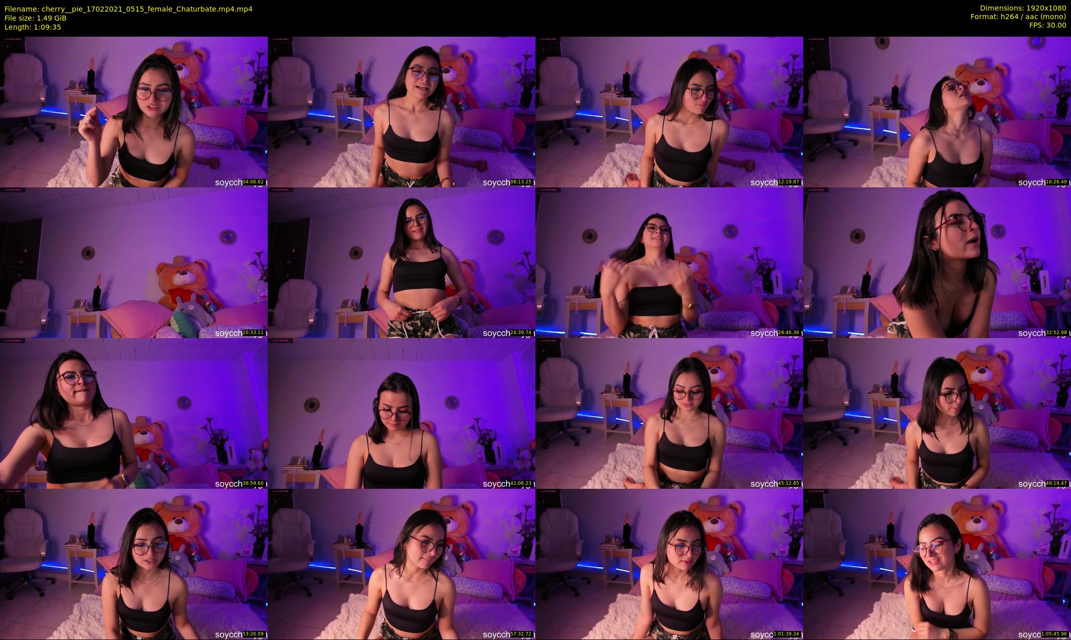 cherry__pie — 70 minute Chaturbate female cam show recording, 1080p, Feb 17, 2021