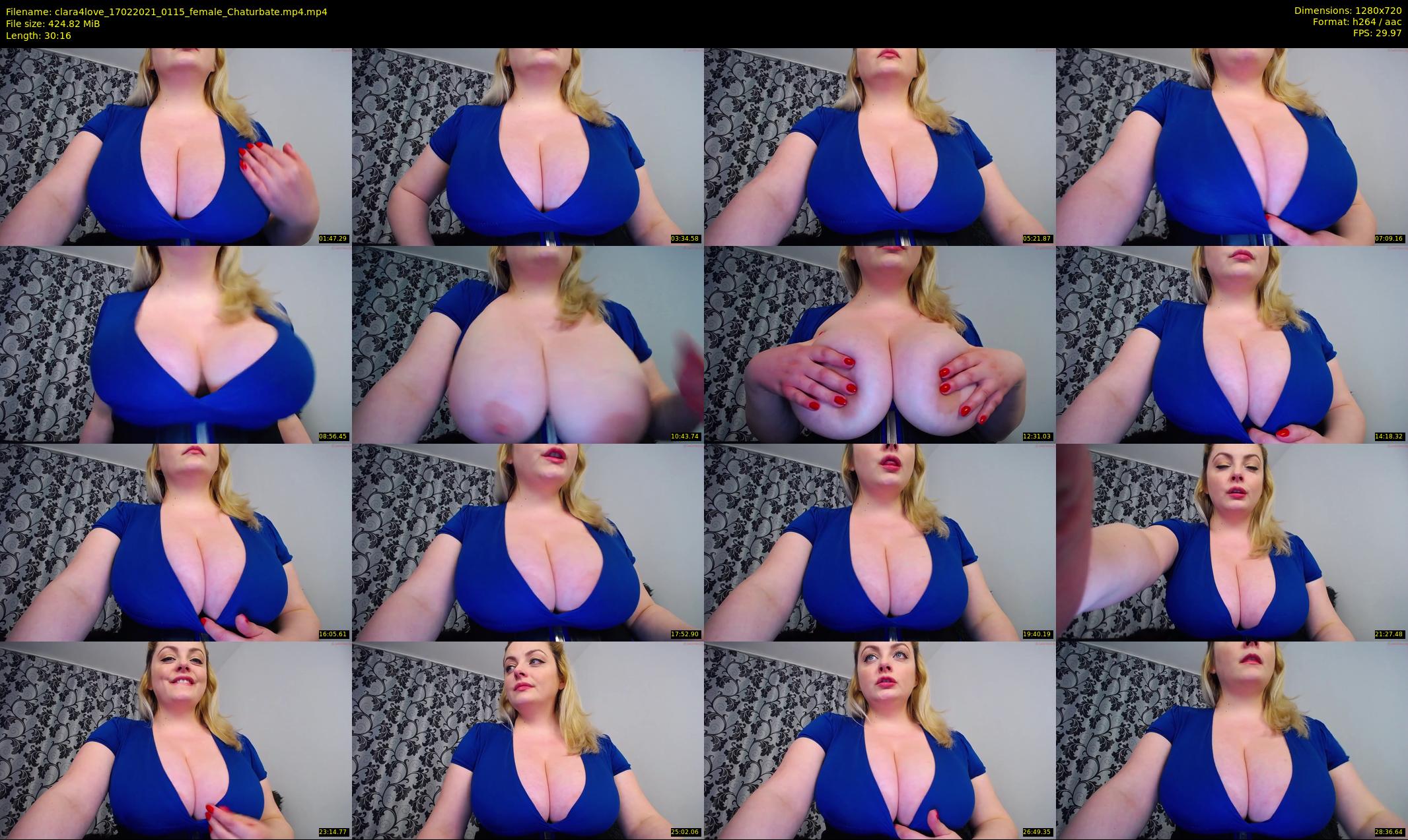 clara4love — 31 minute Chaturbate female cam show recording, 720p, Feb 17, 2021