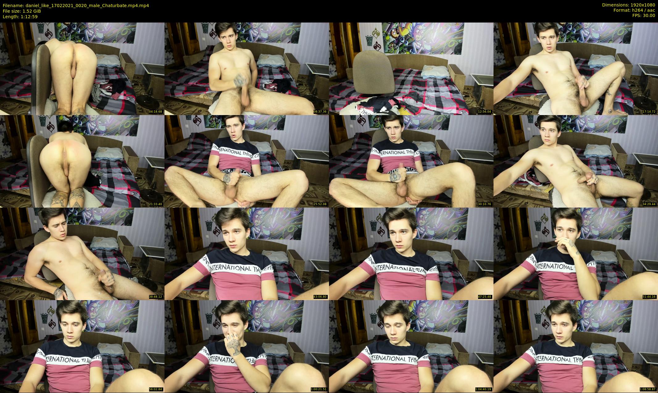 daniel_like — 73 minute Chaturbate male cam show recording, 1080p, Feb 17, 2021