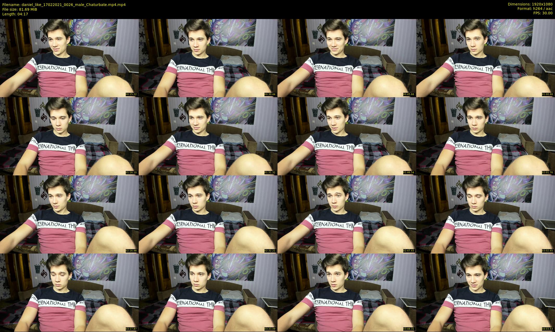 daniel_like — 5 minute Chaturbate male cam show recording, 1080p, Feb 17, 2021