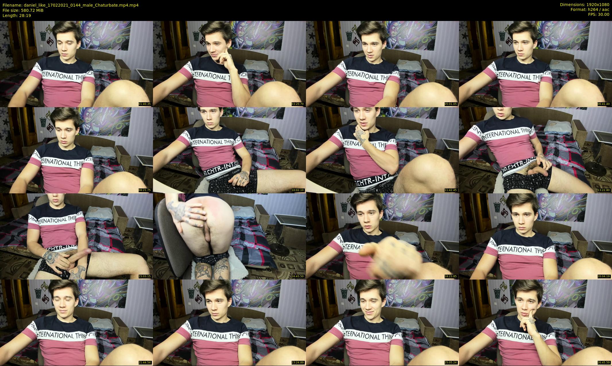 daniel_like — 29 minute Chaturbate male cam show recording, 1080p, Feb 17, 2021