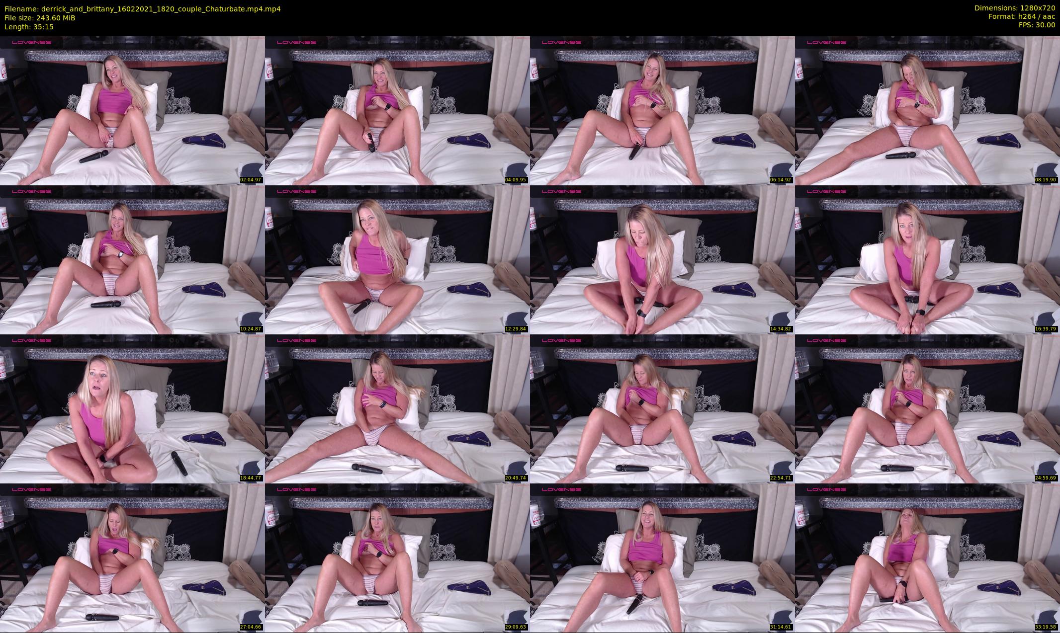 derrick_and_brittany — 36 minute Chaturbate couple cam show recording, 720p, Feb 16, 2021