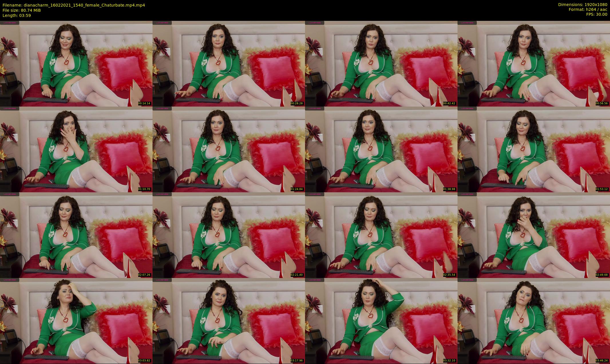 dianacharm — 4 minute Chaturbate female cam show recording, 1080p, Feb 16, 2021