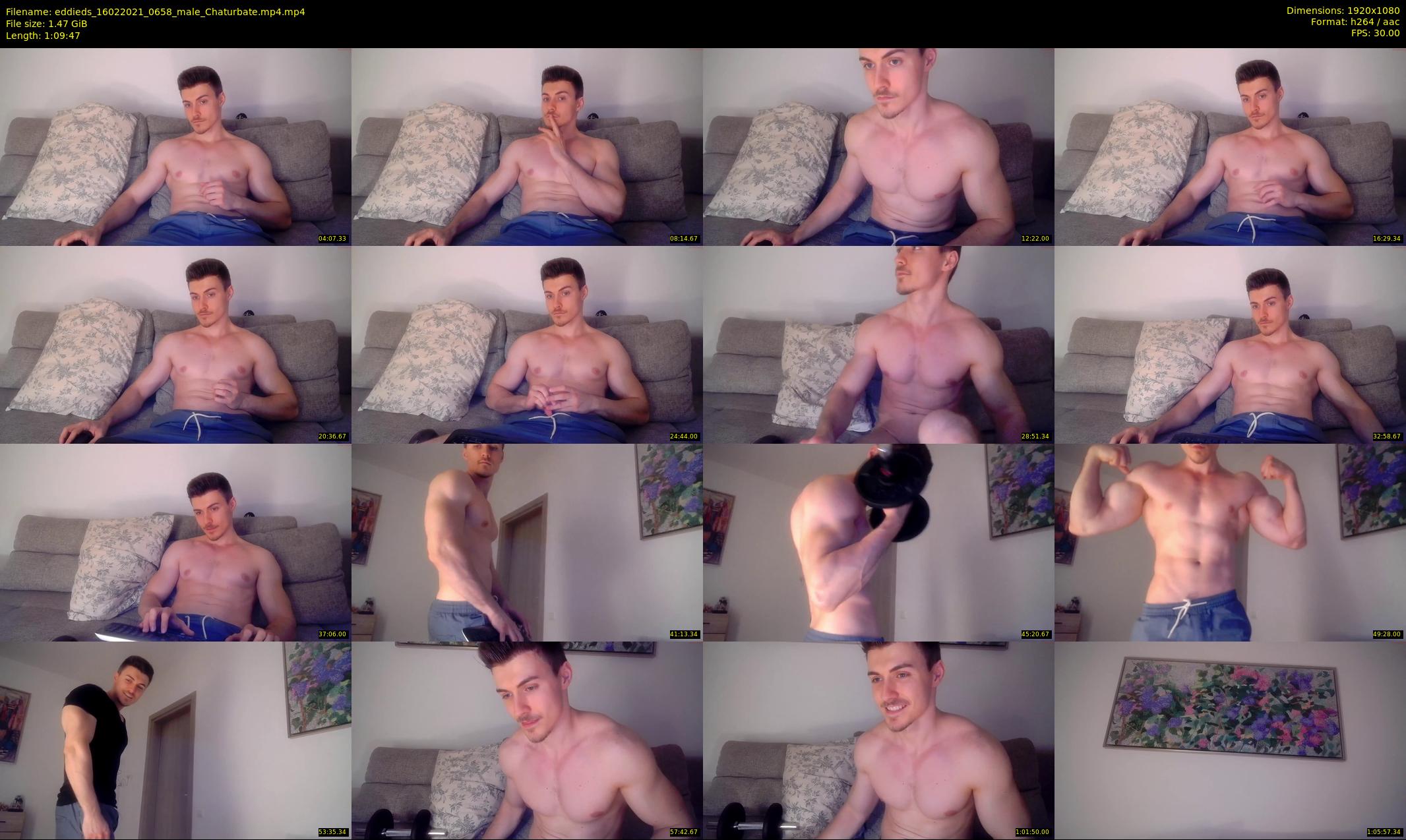eddieds — 70 minute Chaturbate male cam show recording, 1080p, Feb 16, 2021