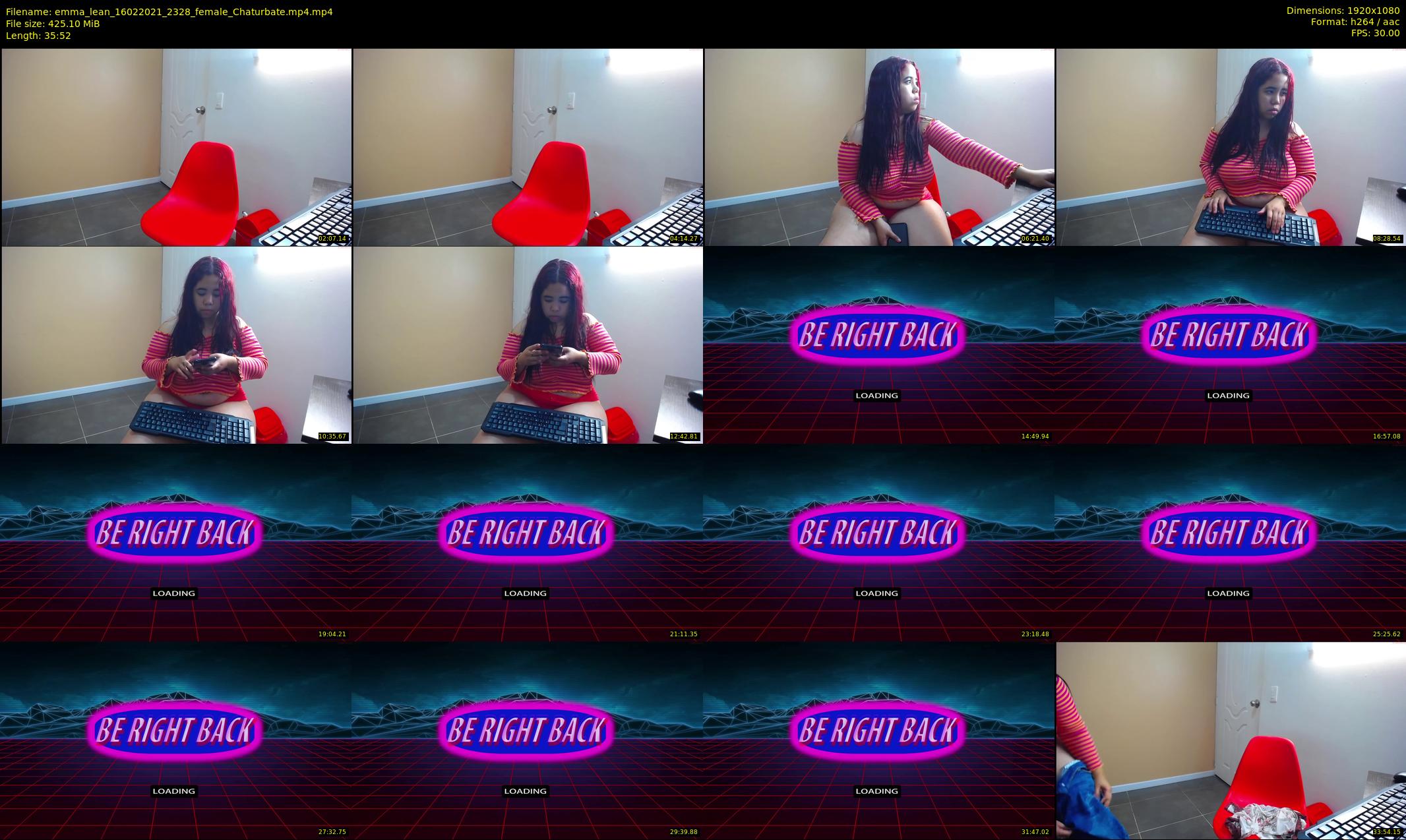 emma_lean — 36 minute Chaturbate female cam show recording, 1080p, Feb 16, 2021