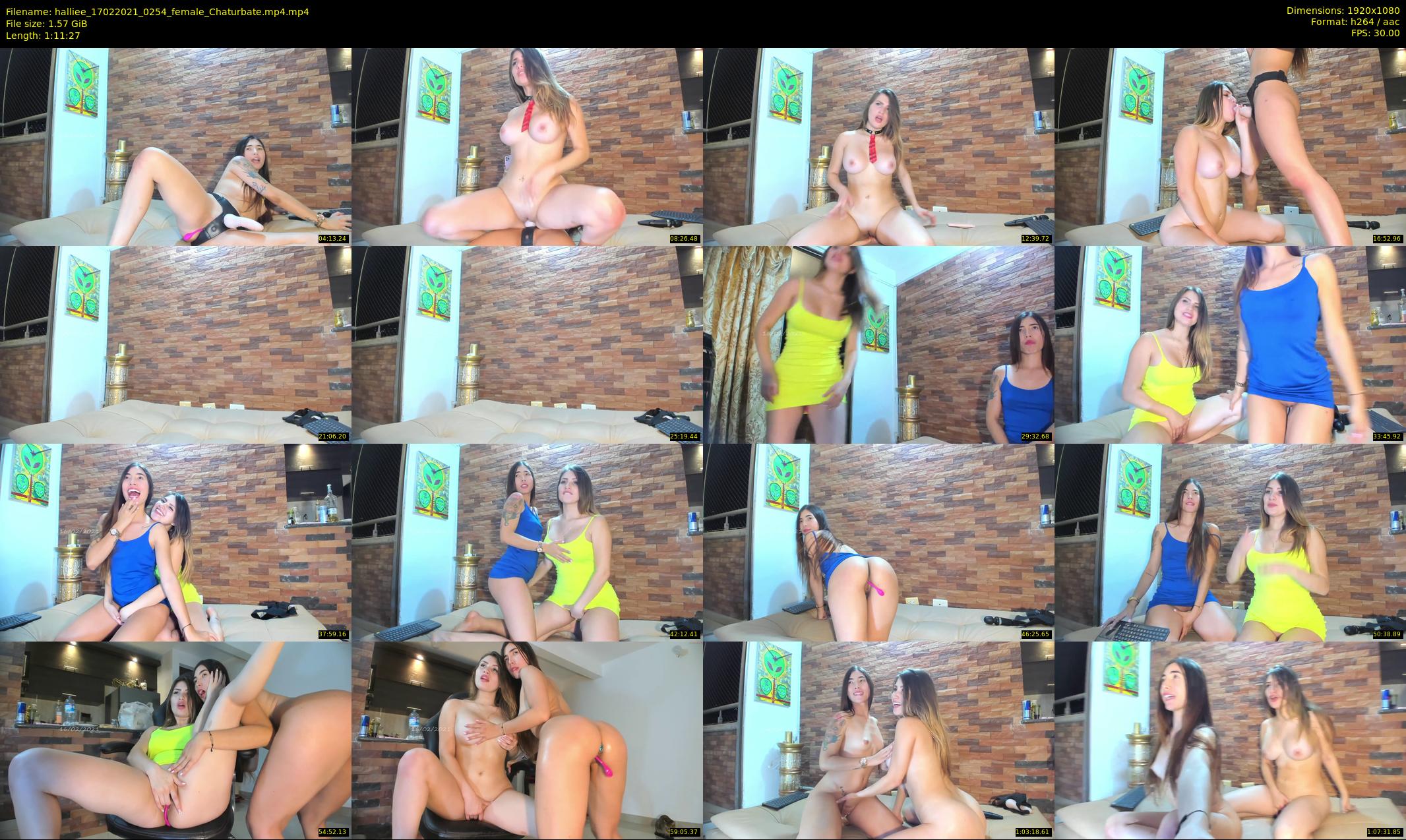 halliee — 72 minute Chaturbate couple cam show recording, 1080p, Feb 17, 2021
