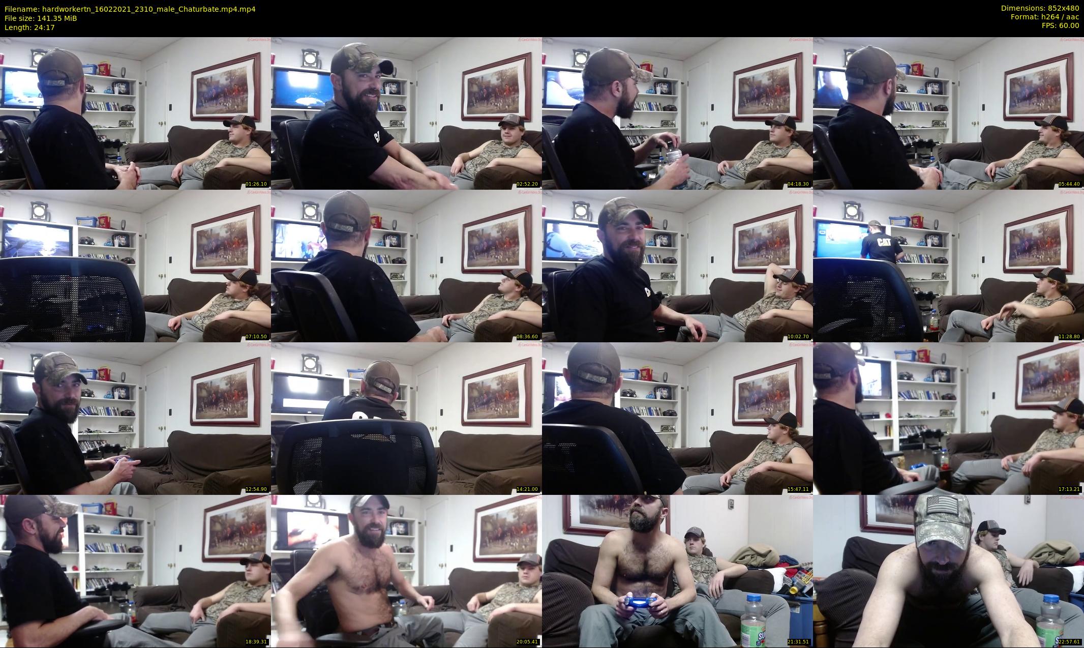 hardworkertn — 25 minute Chaturbate male cam show recording, 480p, Feb 16, 2021