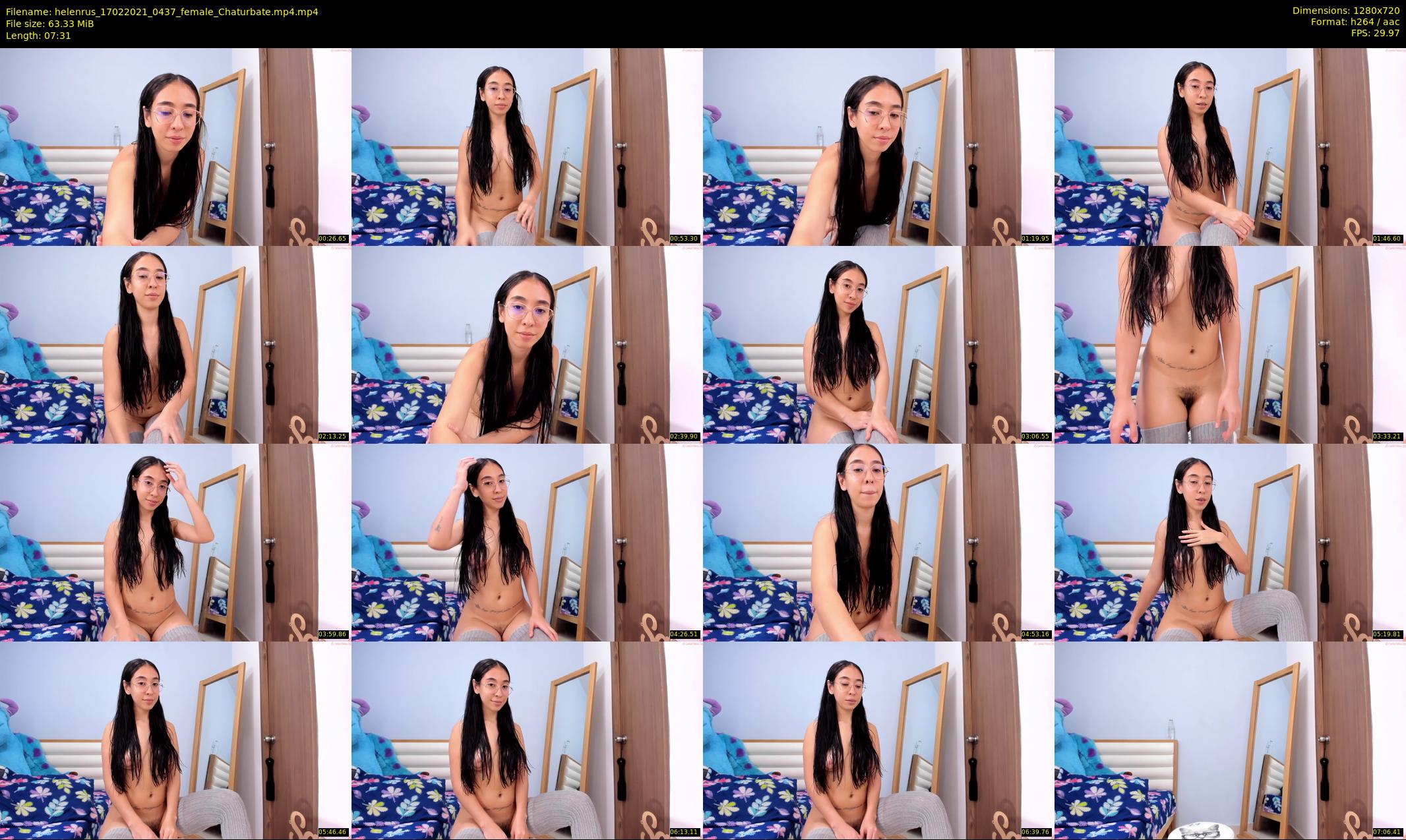 helenrus — 8 minute Chaturbate female cam show recording, 720p, Feb 17, 2021