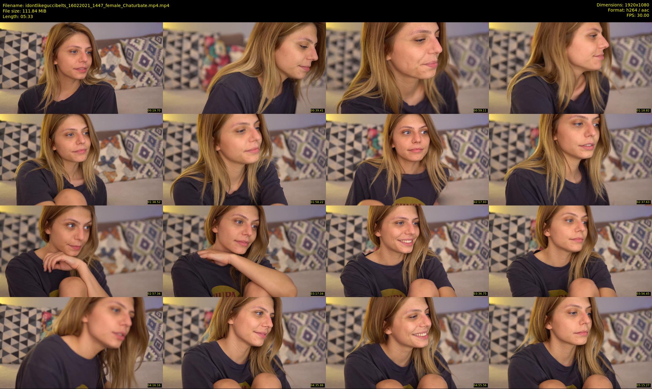 idontlikeguccibelts — 6 minute Chaturbate female cam show recording, 1080p, Feb 16, 2021