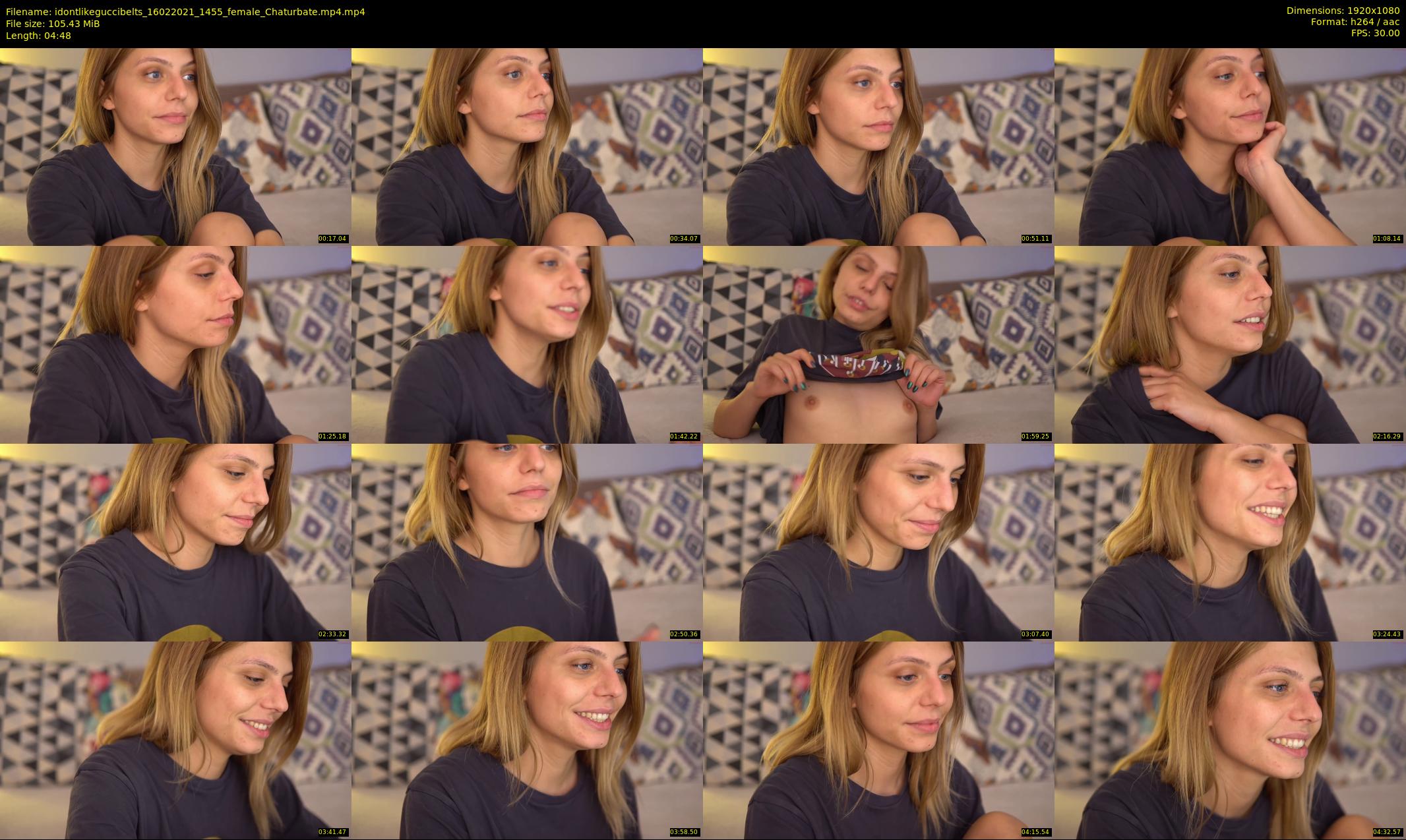 idontlikeguccibelts — 5 minute Chaturbate female cam show recording, 1080p, Feb 16, 2021