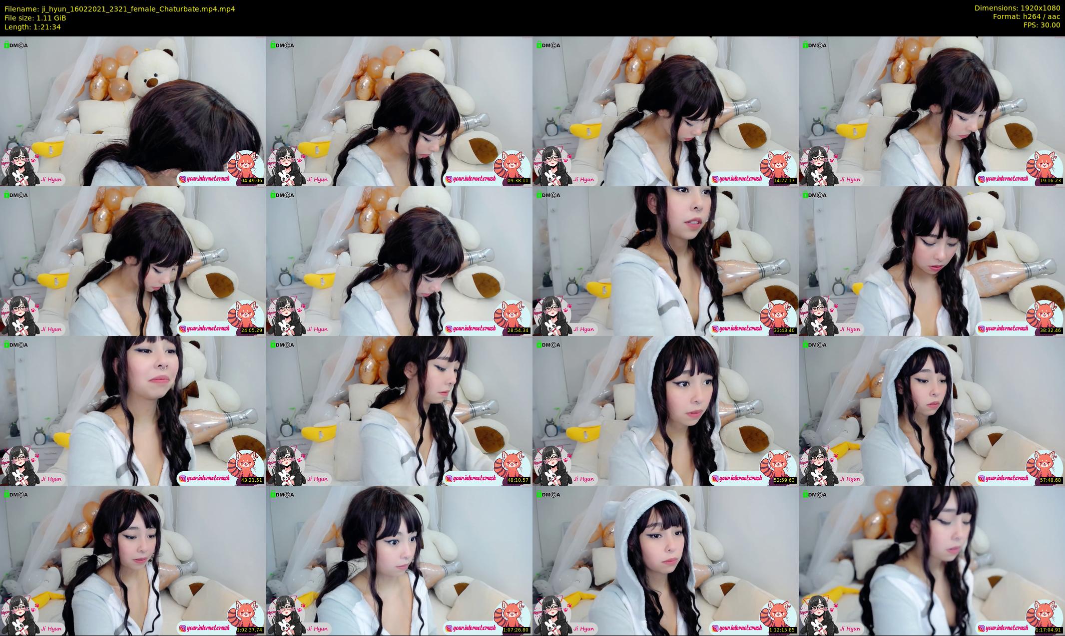 ji_hyun — 82 minute Chaturbate female cam show recording, 1080p, Feb 16, 2021