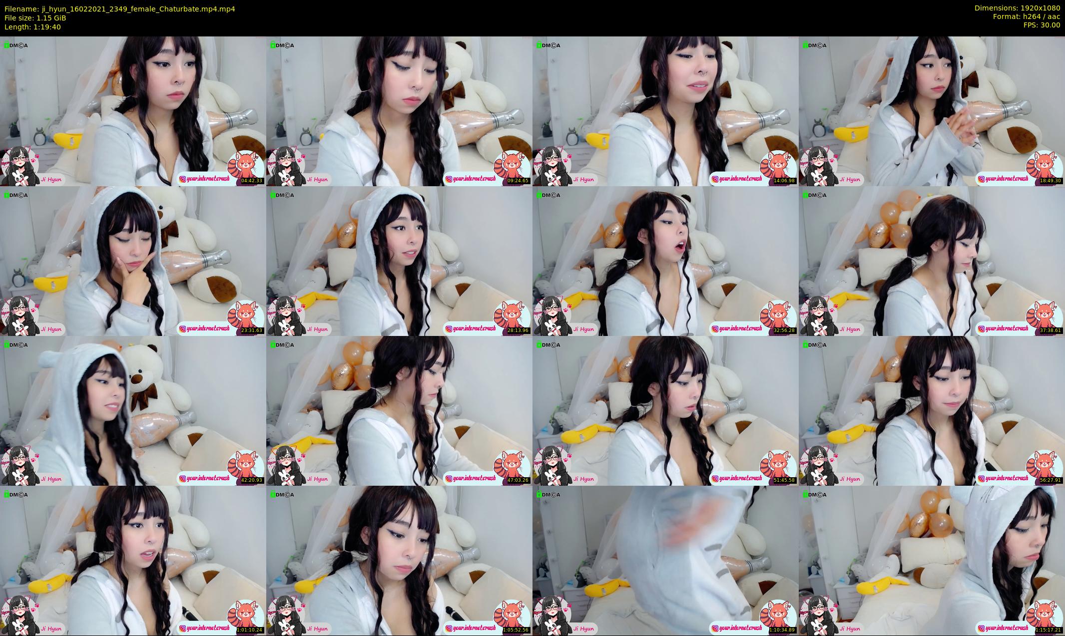 ji_hyun — 80 minute Chaturbate female cam show recording, 1080p, Feb 16, 2021