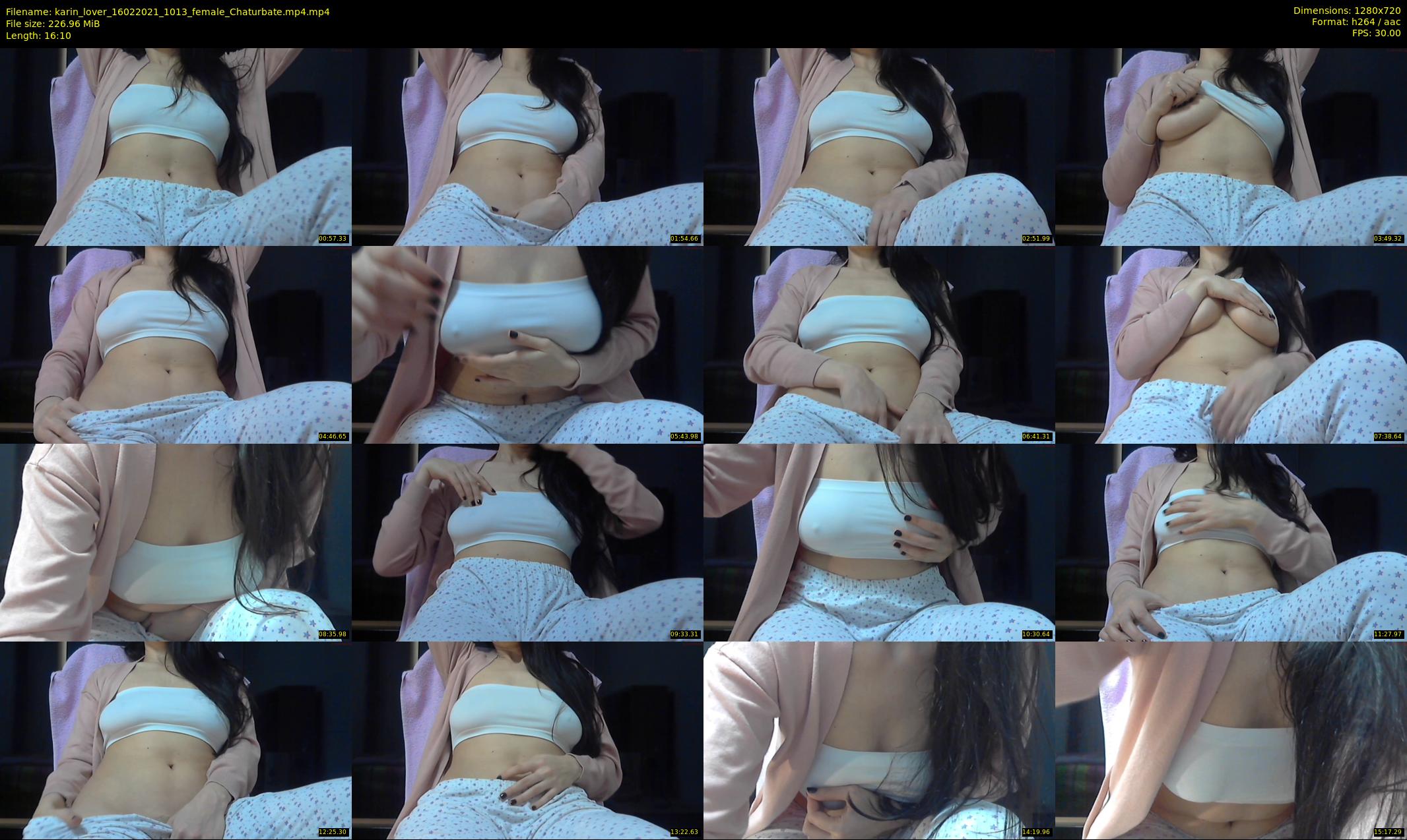 karin_lover — 17 minute Chaturbate female cam show recording, 720p, Feb 16, 2021