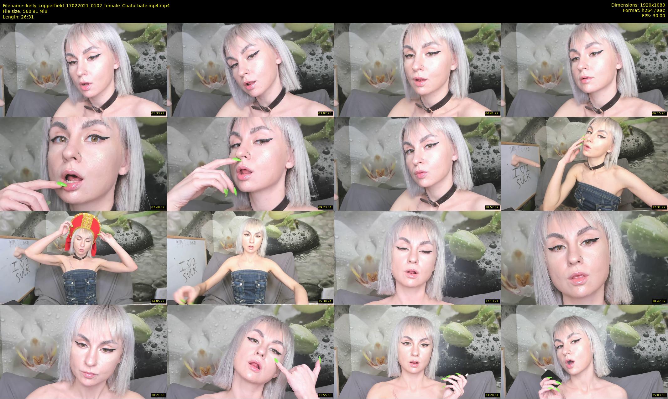 kelly_copperfield — 27 minute Chaturbate female cam show recording, 1080p, Feb 17, 2021
