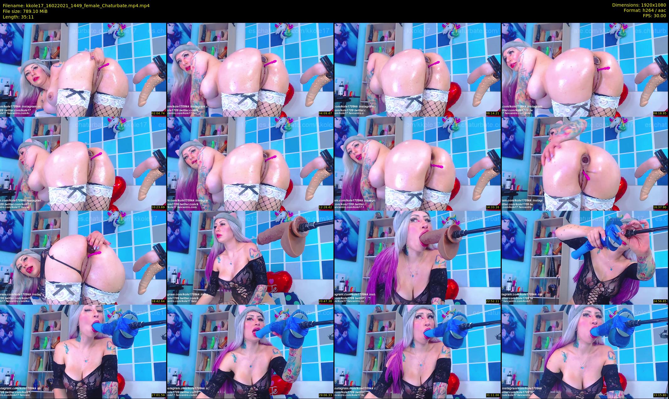 kkole17 — 36 minute Chaturbate female cam show recording, 1080p, Feb 16, 2021