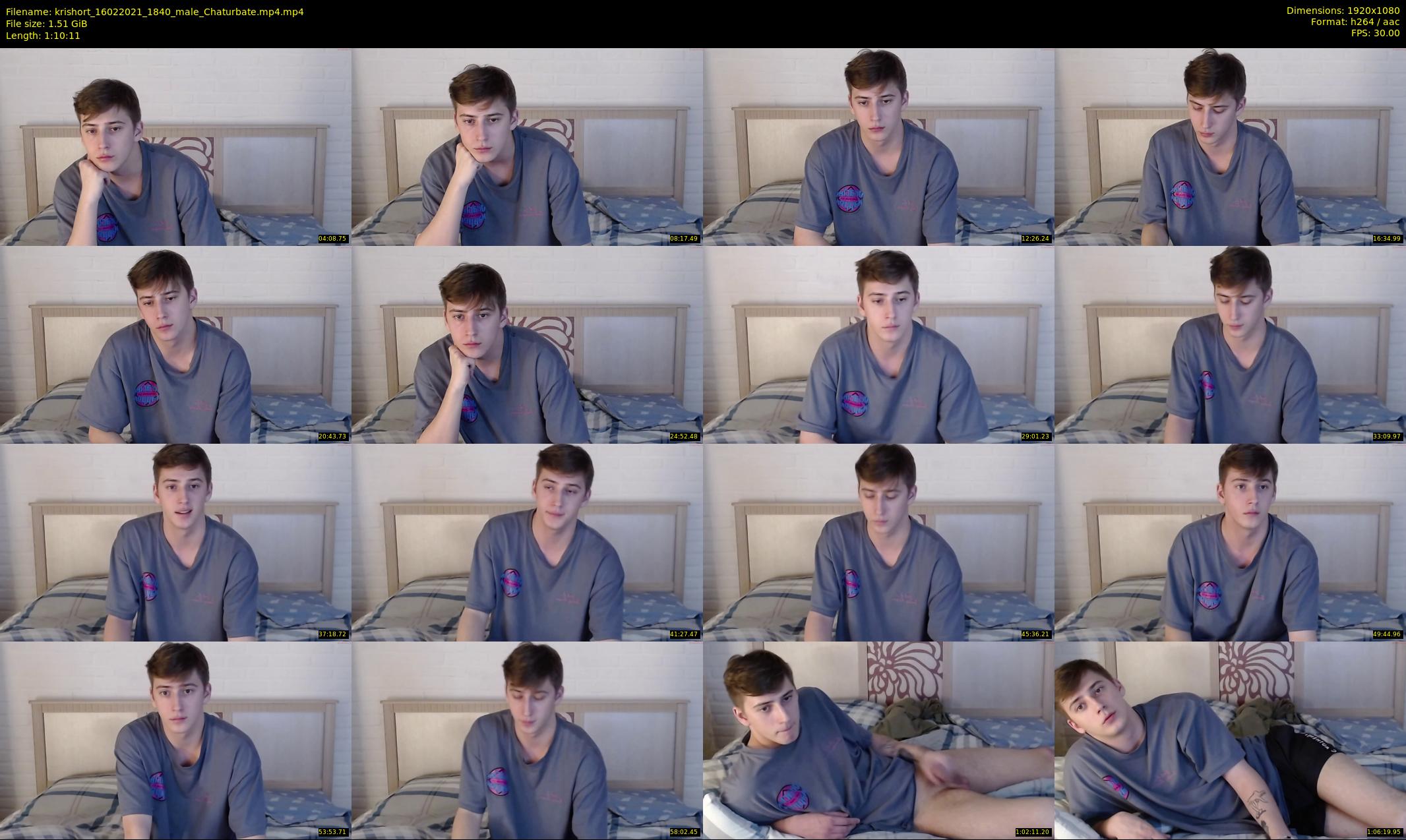 krishort — 71 minute Chaturbate male cam show recording, 1080p, Feb 16, 2021
