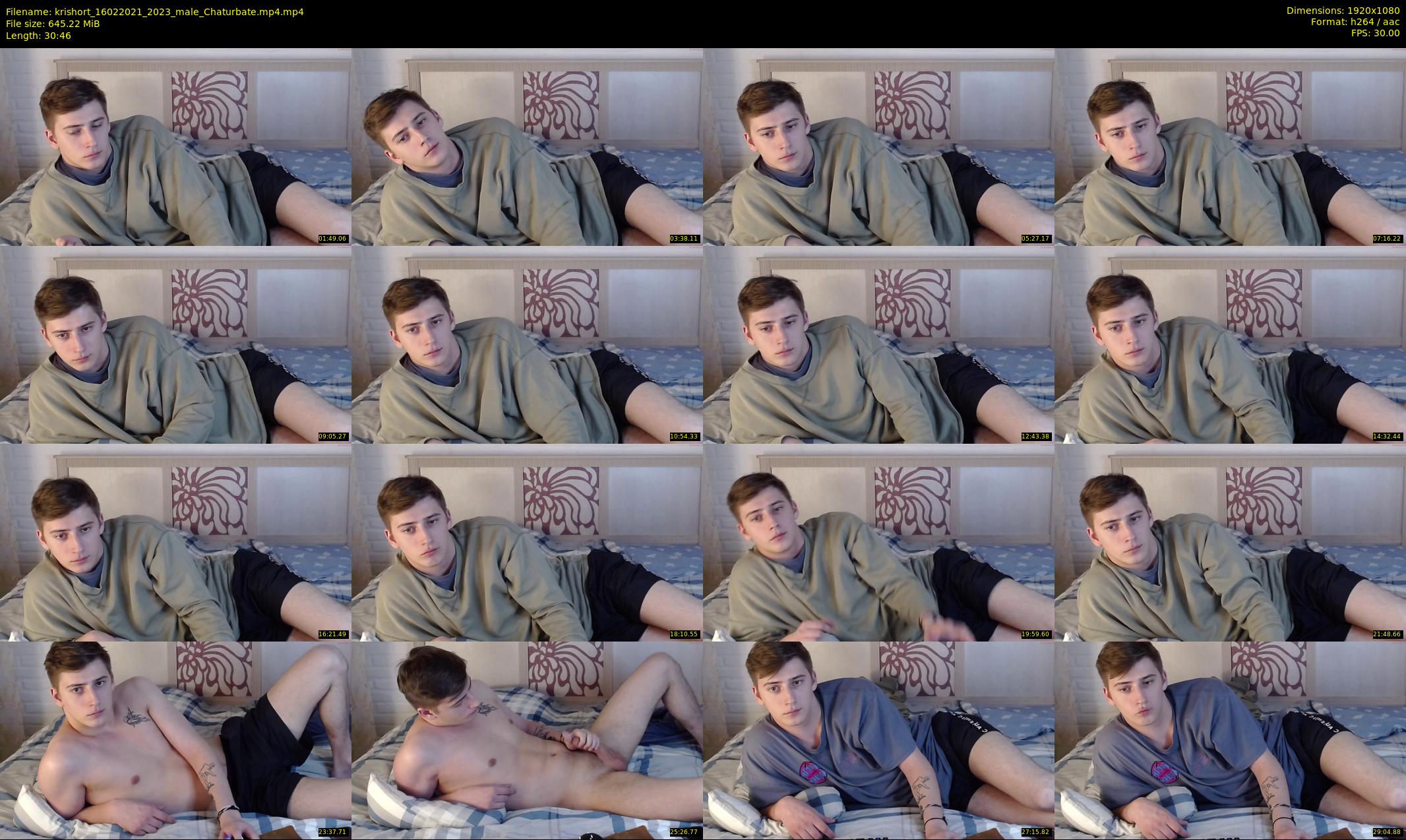 krishort — 31 minute Chaturbate male cam show recording, 1080p, Feb 16, 2021