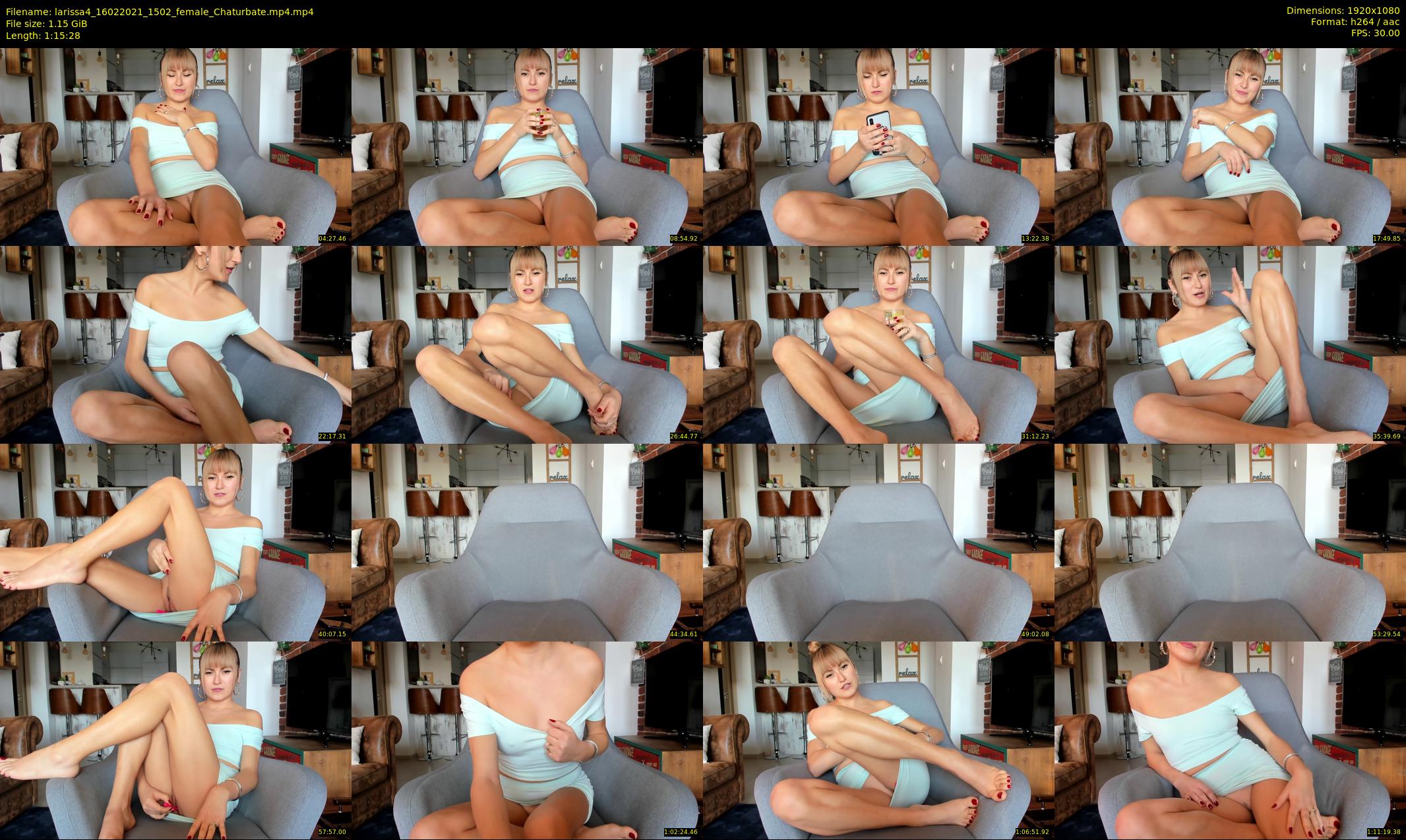 larissa4 — 76 minute Chaturbate female cam show recording, 1080p, Feb 16, 2021