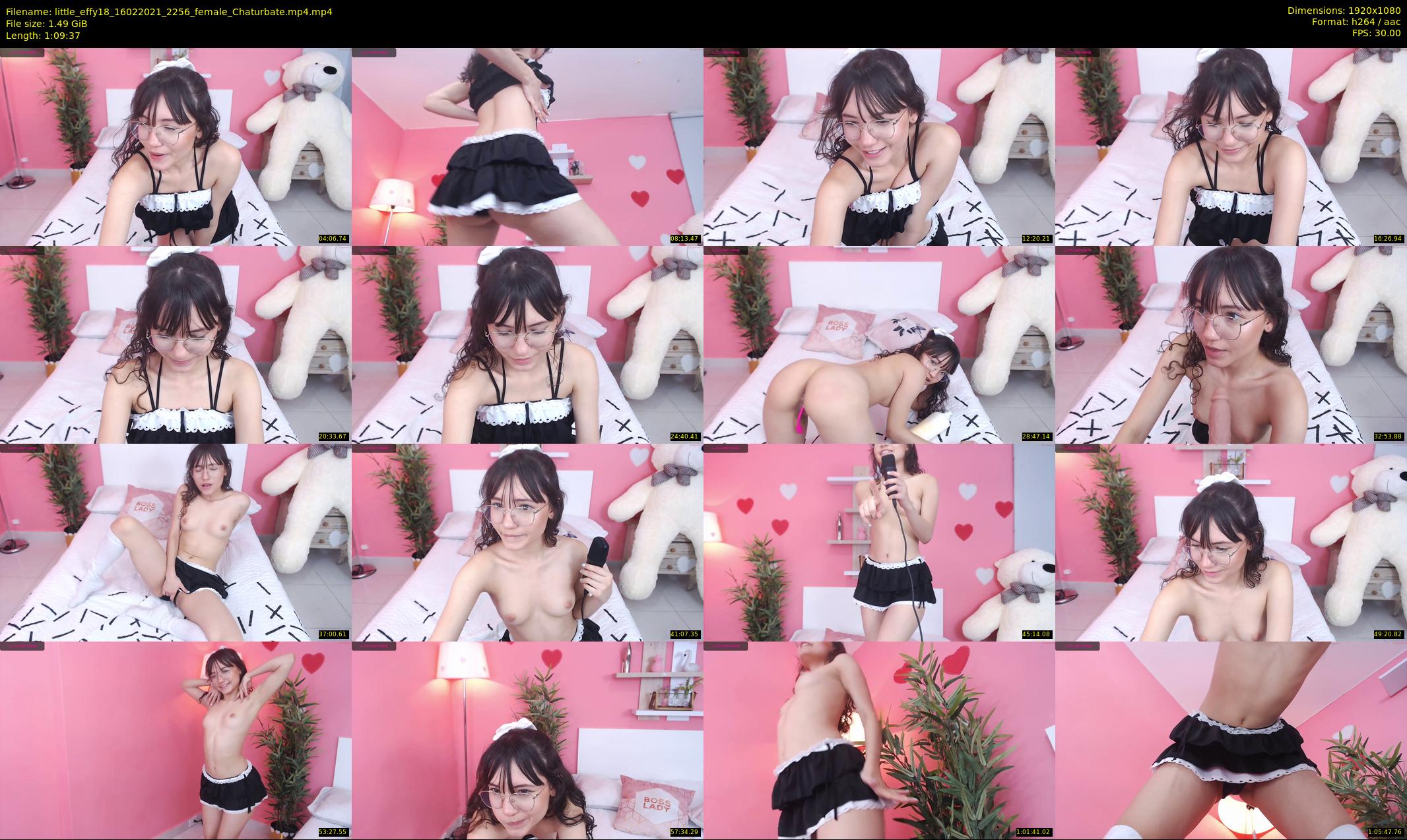 little_effy18 — 70 minute Chaturbate female cam show recording, 1080p, Feb 16, 2021