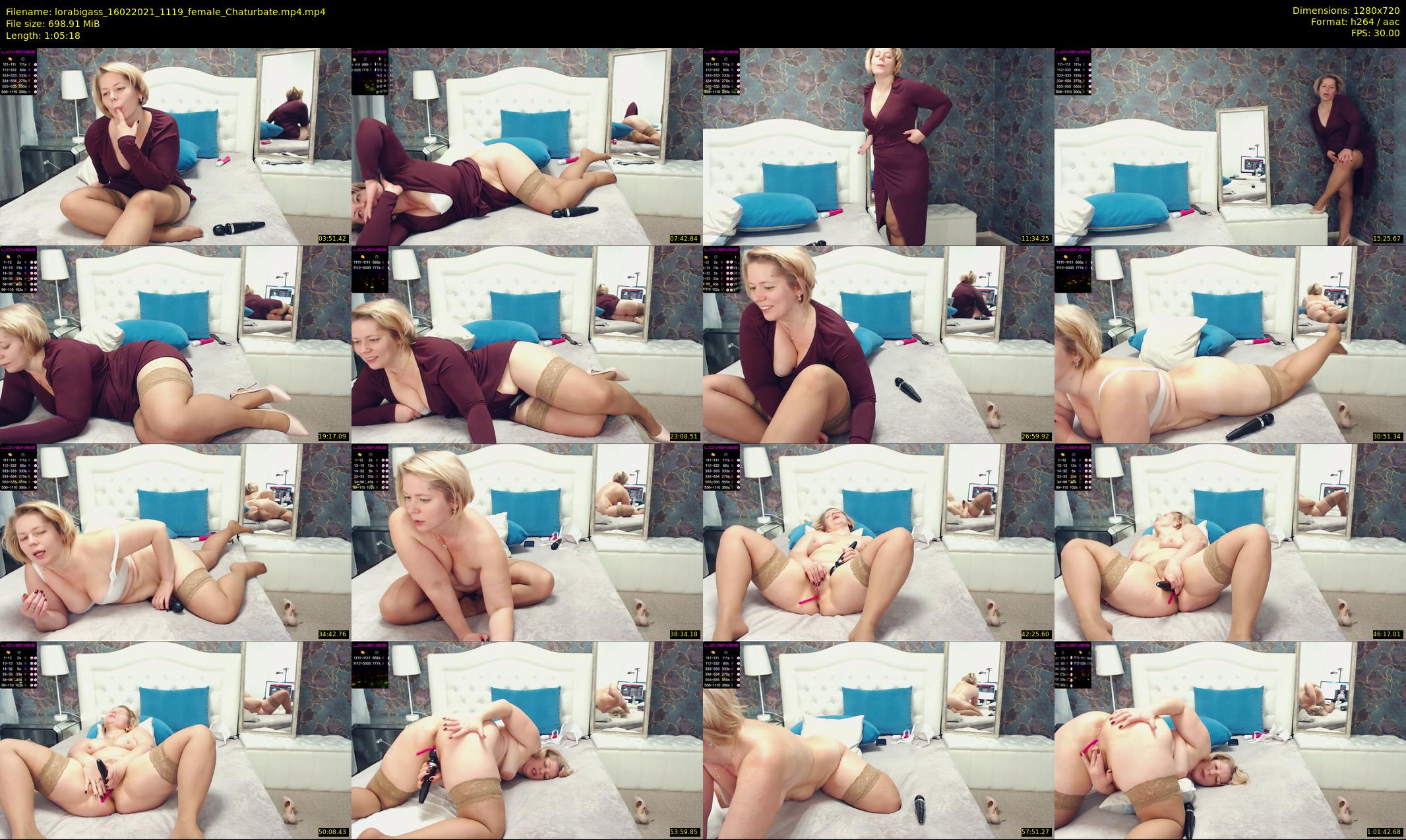 lorabigass — 66 minute Chaturbate female cam show recording, 720p, Feb 16, 2021