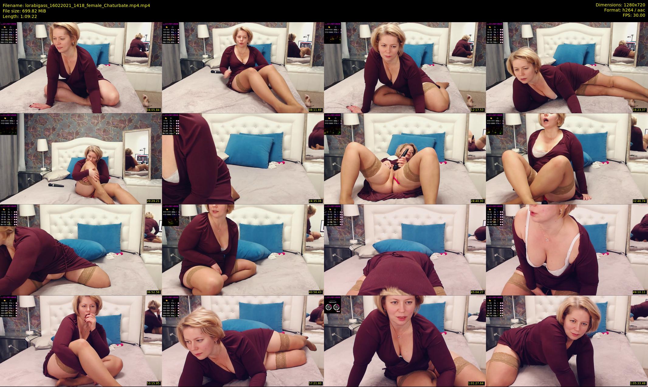 lorabigass — 70 minute Chaturbate female cam show recording, 720p, Feb 16, 2021