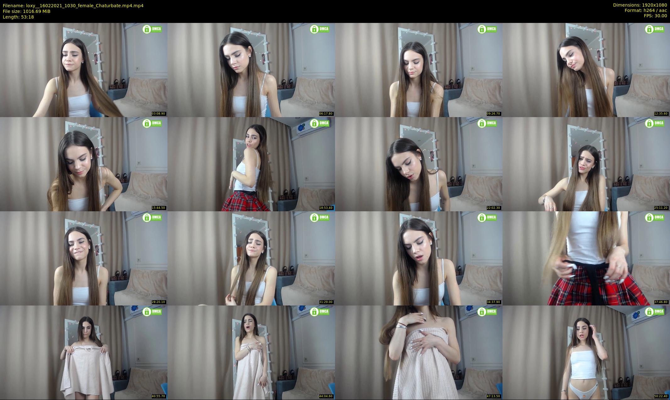 loxy_ — 54 minute Chaturbate female cam show recording, 1080p, Feb 16, 2021