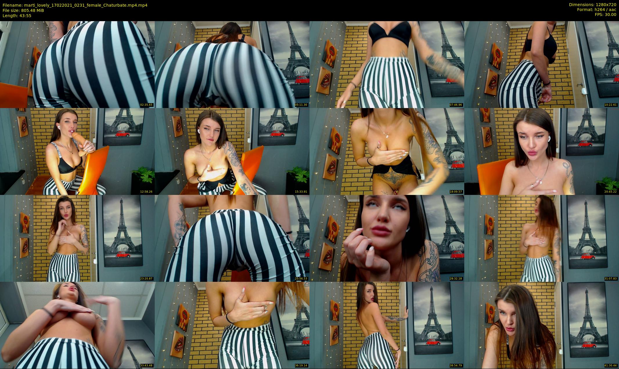 marti_lovely — 44 minute Chaturbate female cam show recording, 720p, Feb 17, 2021