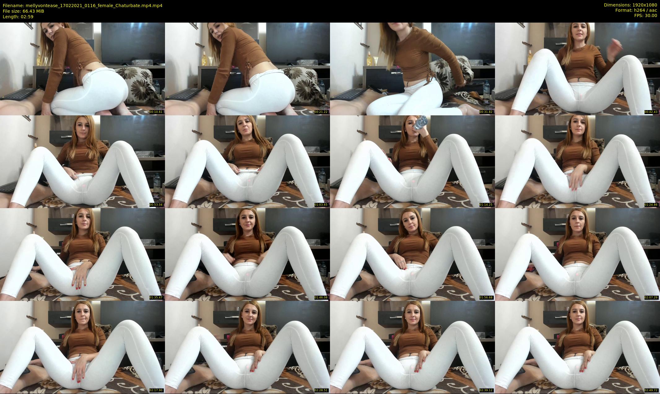 mellyvontease — 3 minute Chaturbate female cam show recording, 1080p, Feb 17, 2021