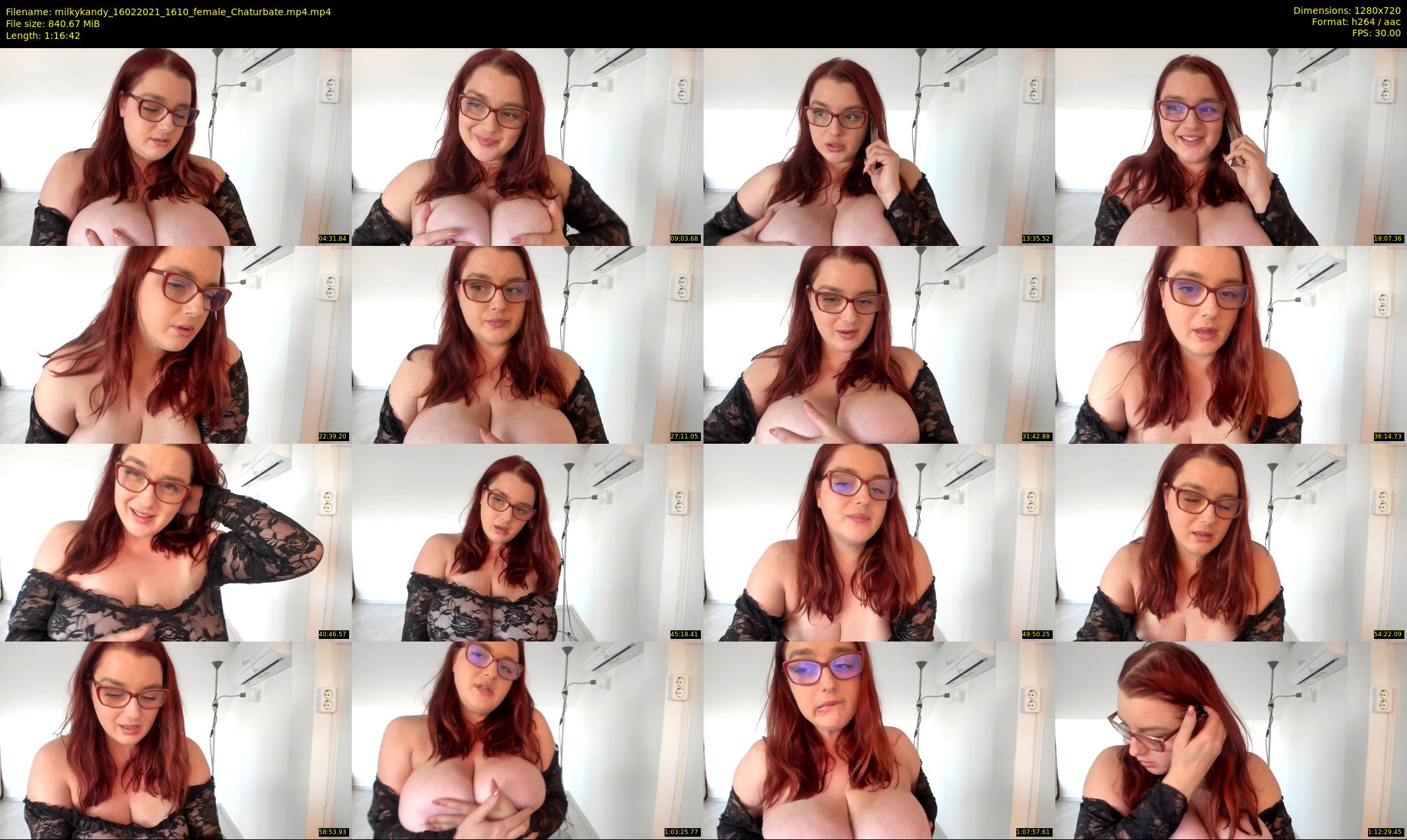 milkykandy — 77 minute Chaturbate female cam show recording, 720p, Feb 16, 2021