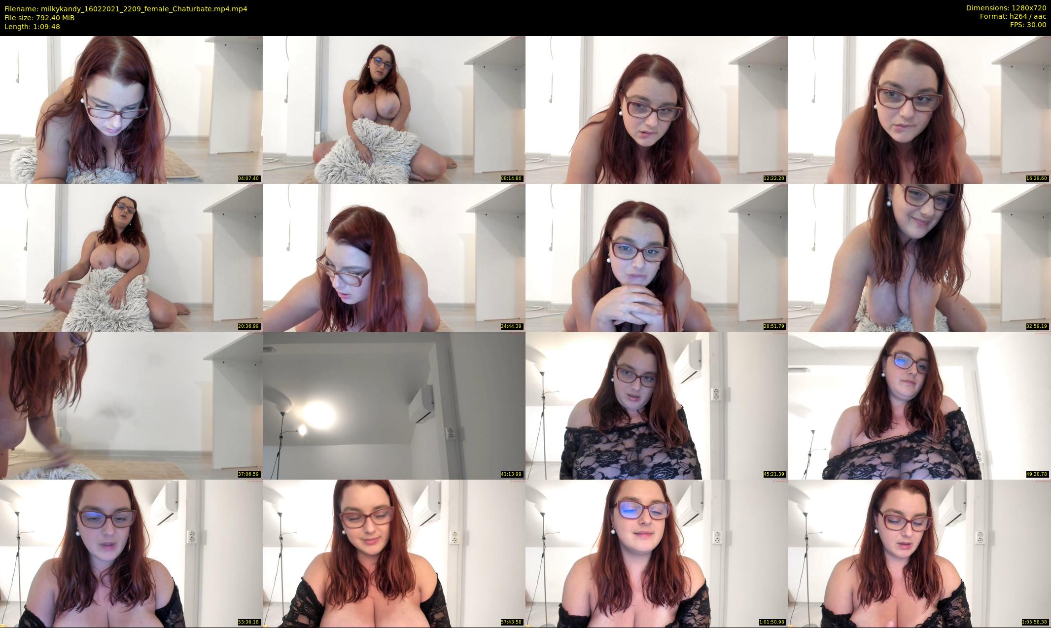 milkykandy — 70 minute Chaturbate female cam show recording, 720p, Feb 16, 2021