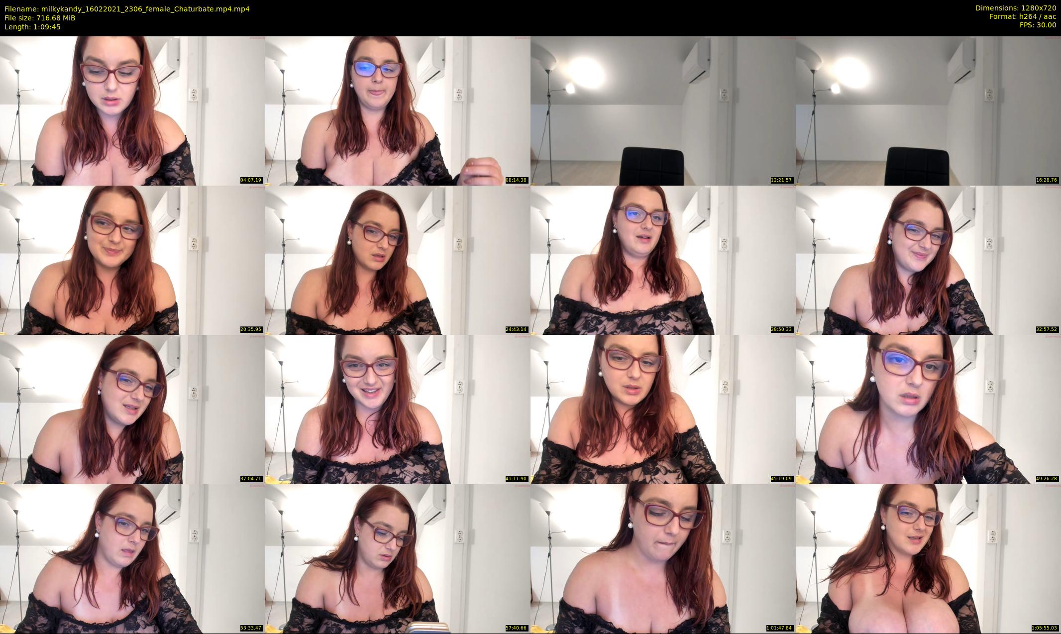 milkykandy — 70 minute Chaturbate female cam show recording, 720p, Feb 16, 2021