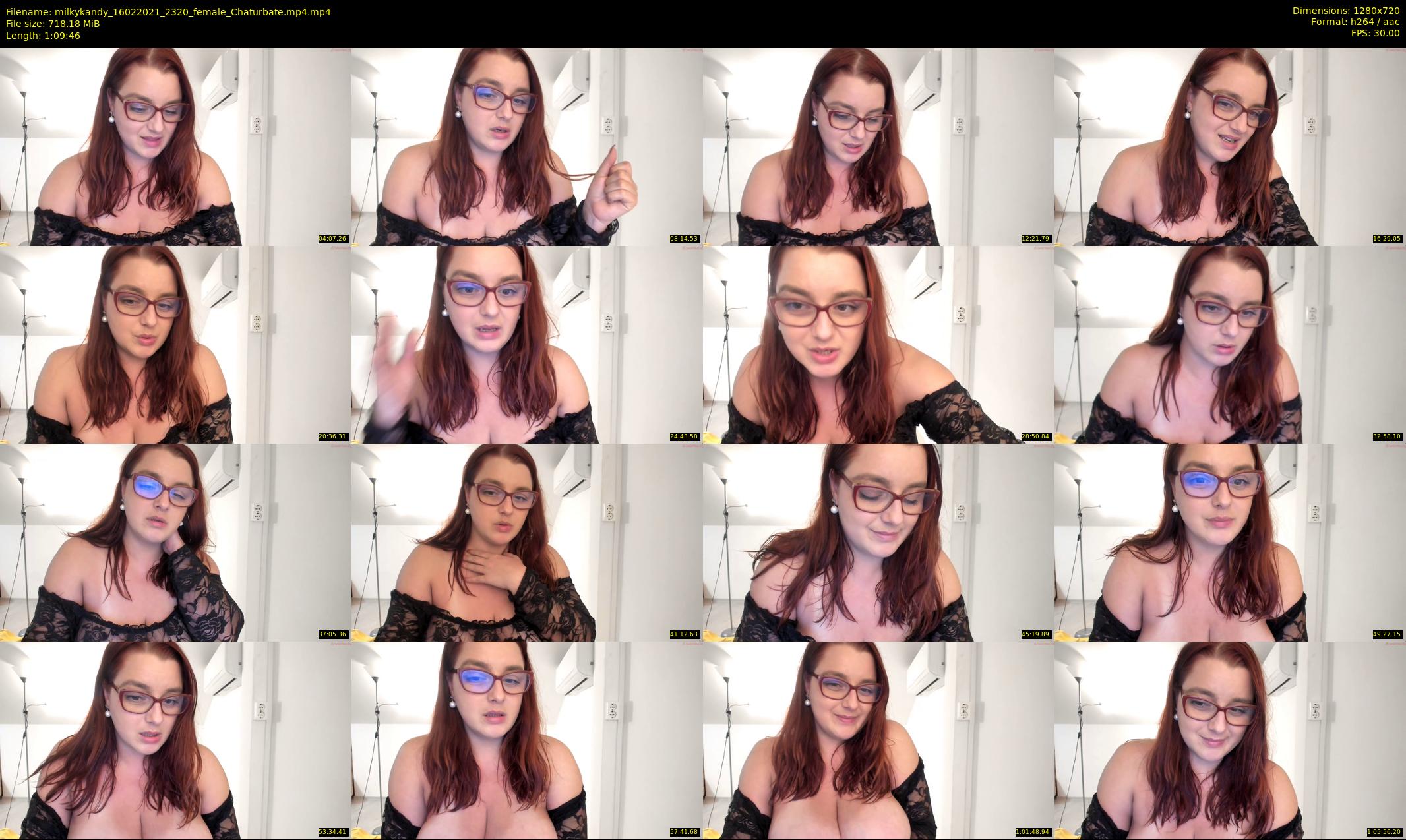 milkykandy — 70 minute Chaturbate female cam show recording, 720p, Feb 16, 2021