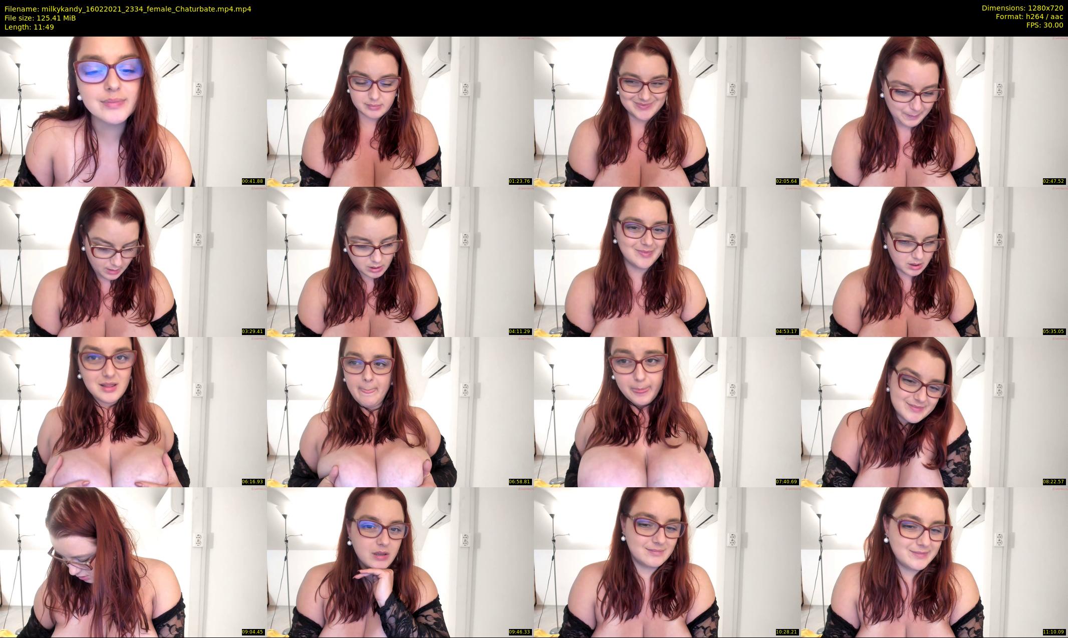 milkykandy — 12 minute Chaturbate female cam show recording, 720p, Feb 16, 2021