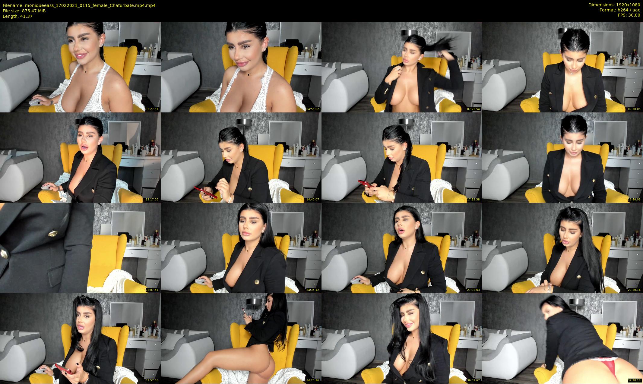 moniqueeass — 42 minute Chaturbate female cam show recording, 1080p, Feb 17, 2021