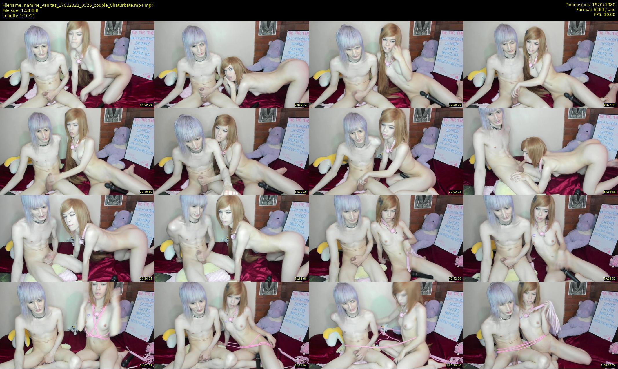 namine_vanitas — 71 minute Chaturbate couple cam show recording, 1080p, Feb 17, 2021