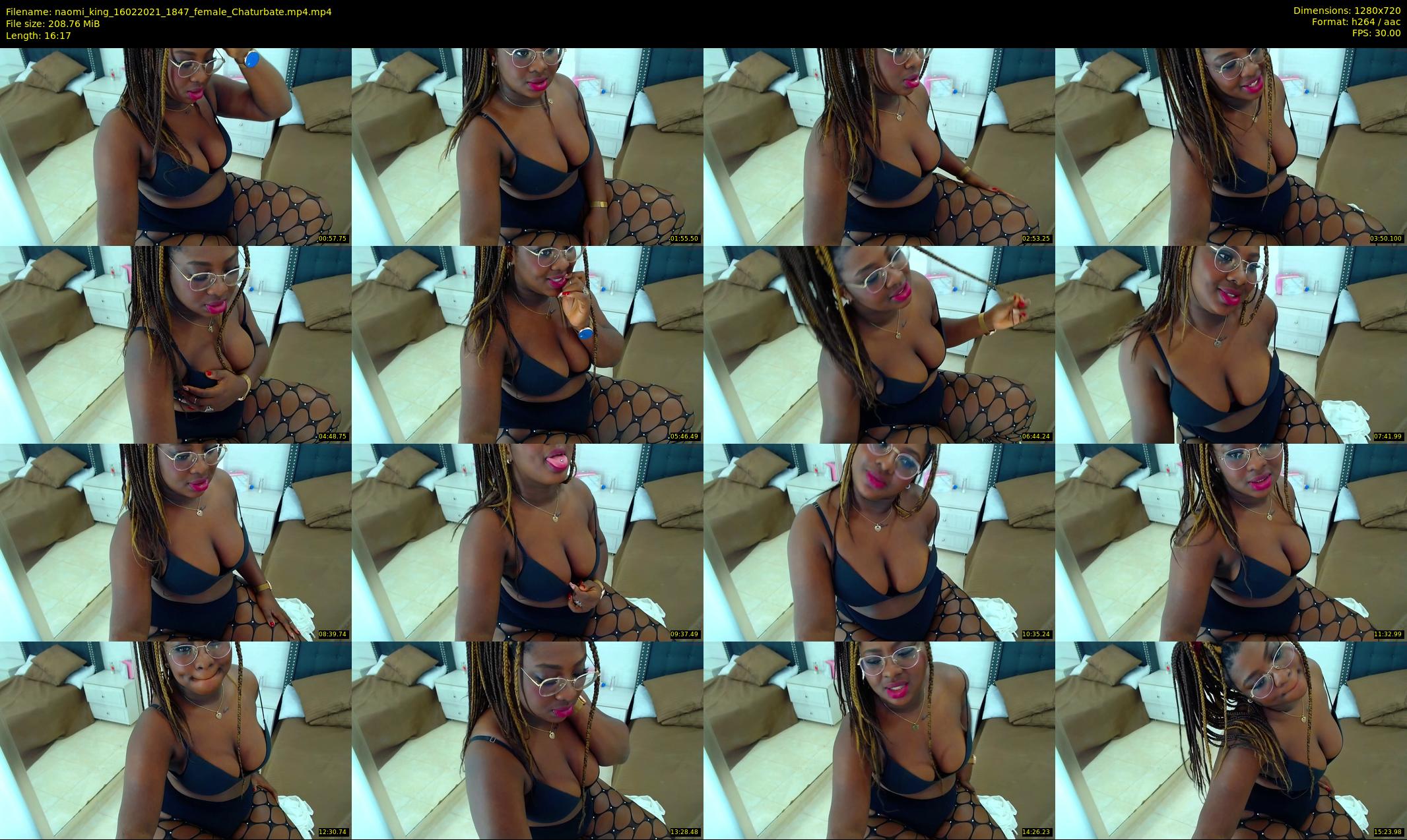 naomi_king — 17 minute Chaturbate female cam show recording, 720p, Feb 16, 2021