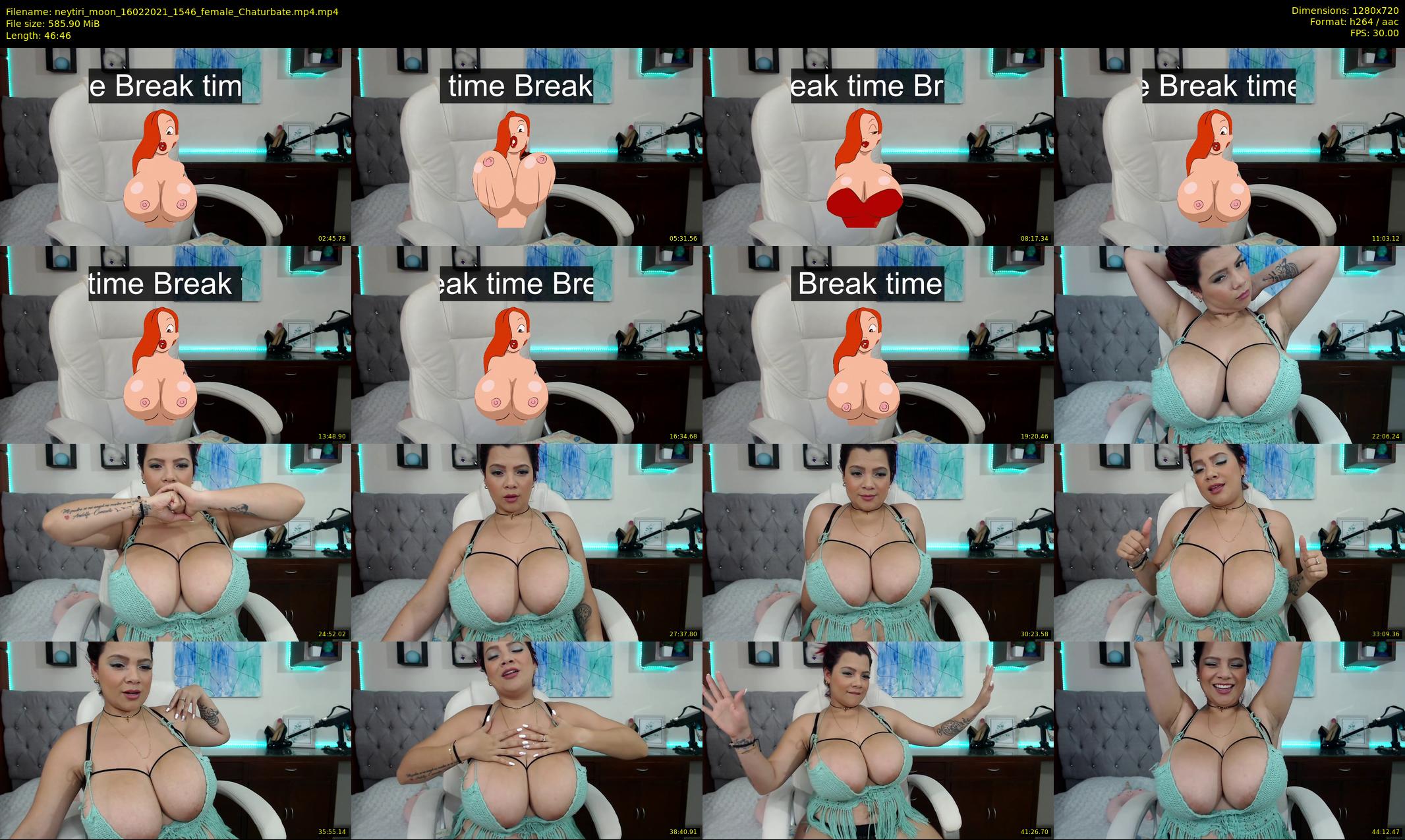 neytiri_moon — 47 minute Chaturbate female cam show recording, 720p, Feb 16, 2021