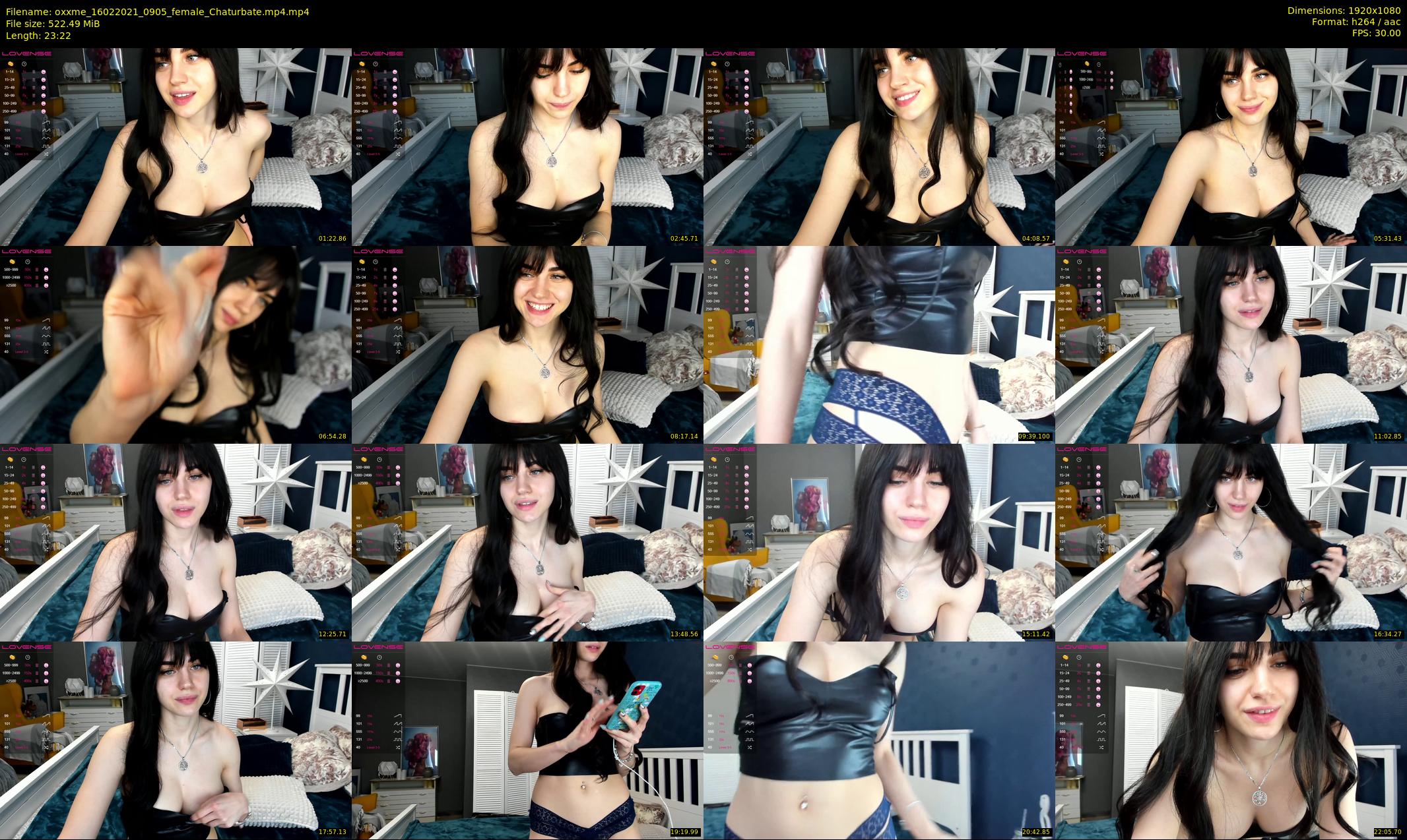 oxxme — 24 minute Chaturbate female cam show recording, 1080p, Feb 16, 2021