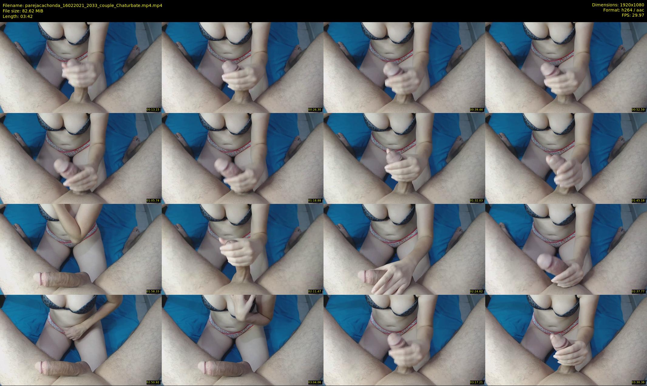 parejacachonda — 4 minute Chaturbate couple cam show recording, 1080p, Feb 16, 2021