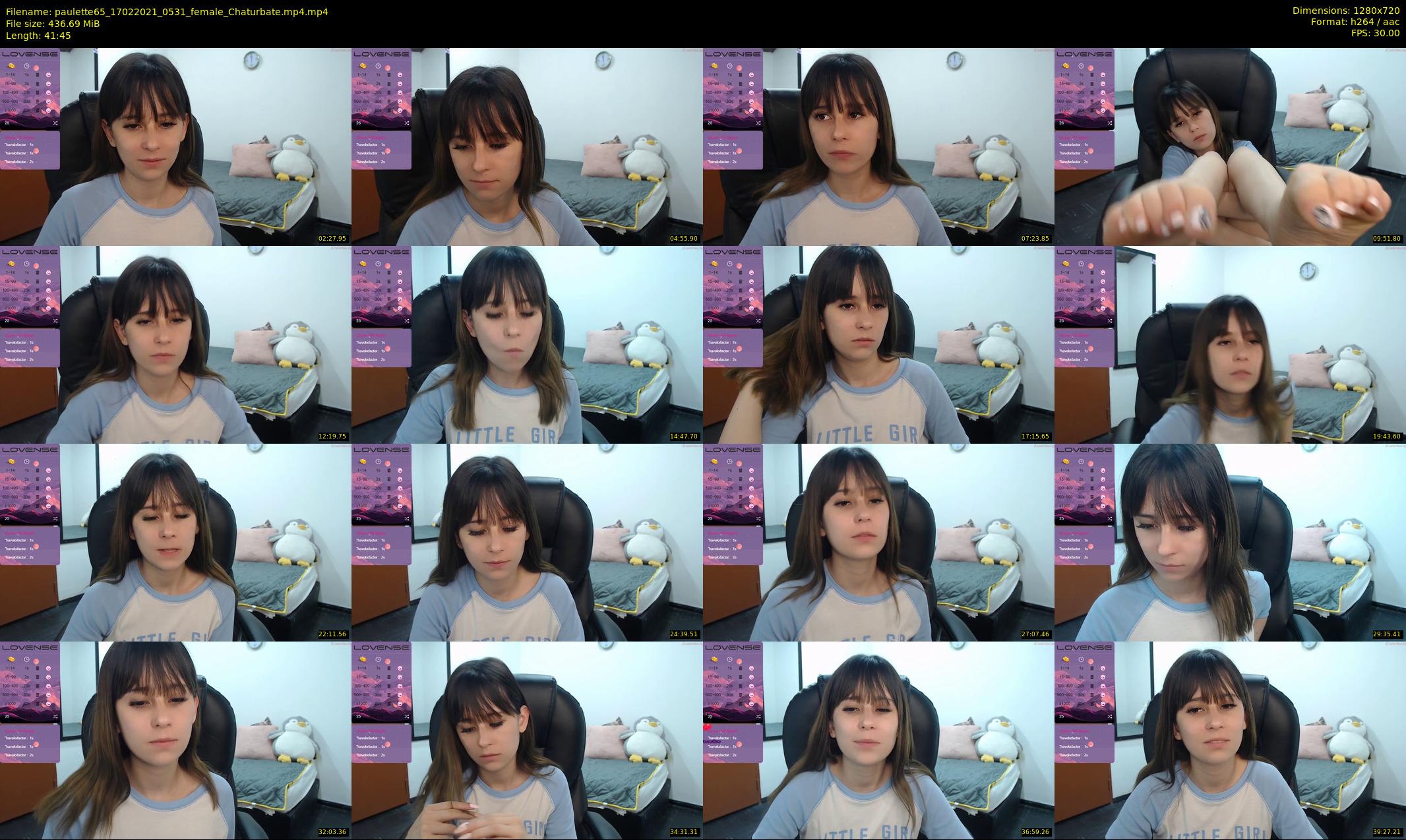 paulette65 — 42 minute Chaturbate female cam show recording, 720p, Feb 17, 2021