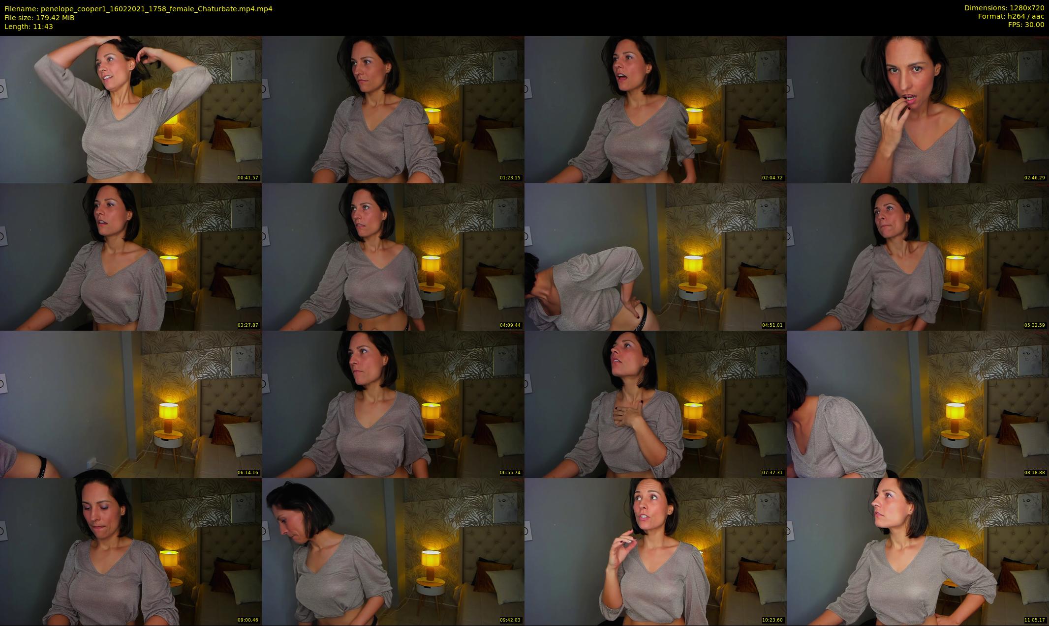 penelope_cooper1 — 12 minute Chaturbate female cam show recording, 720p, Feb 16, 2021