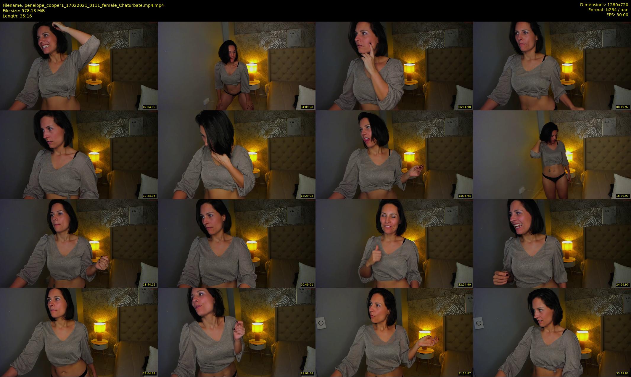 penelope_cooper1 — 36 minute Chaturbate female cam show recording, 720p, Feb 17, 2021