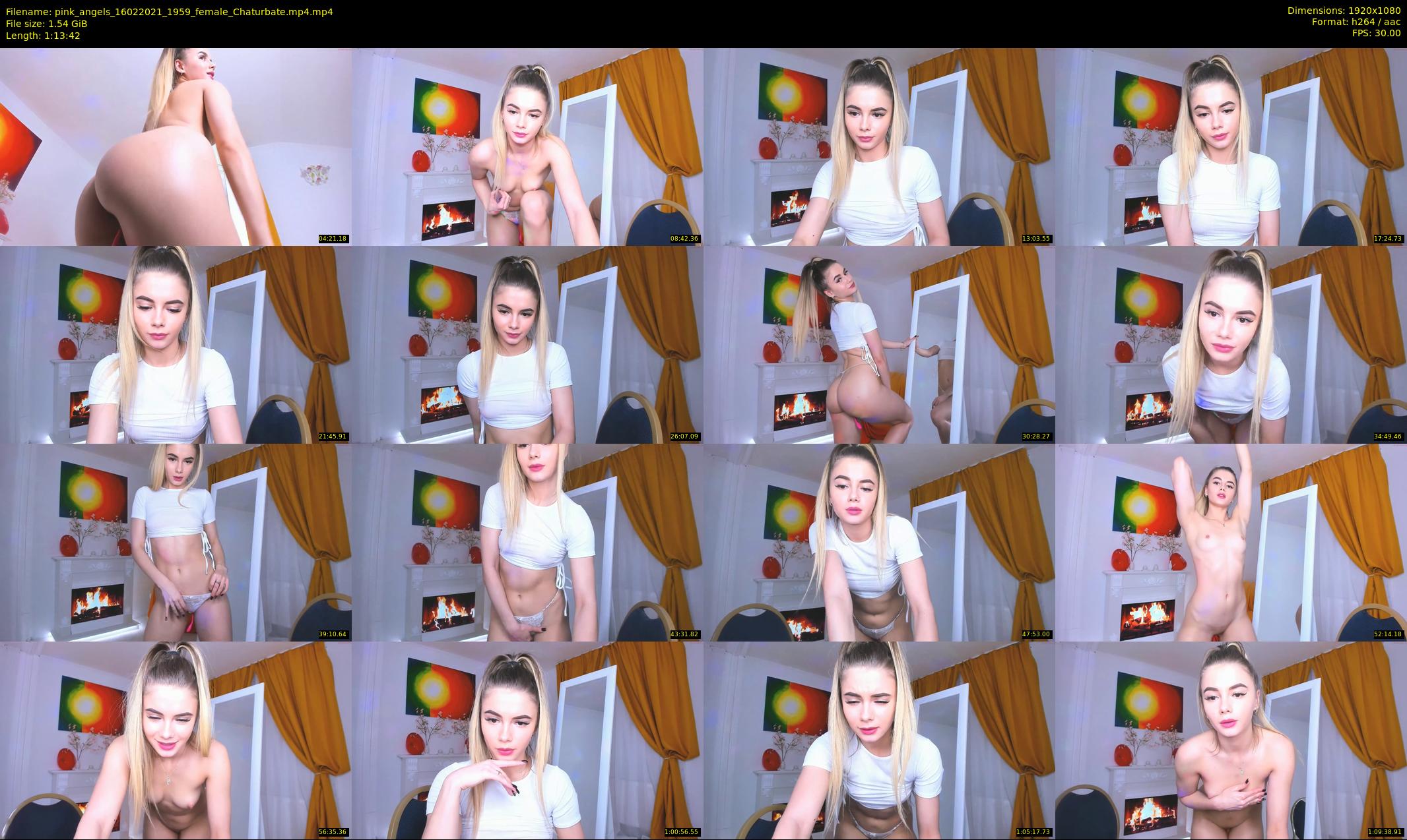 pink_angels — 74 minute Chaturbate couple cam show recording, 1080p, Feb 16, 2021