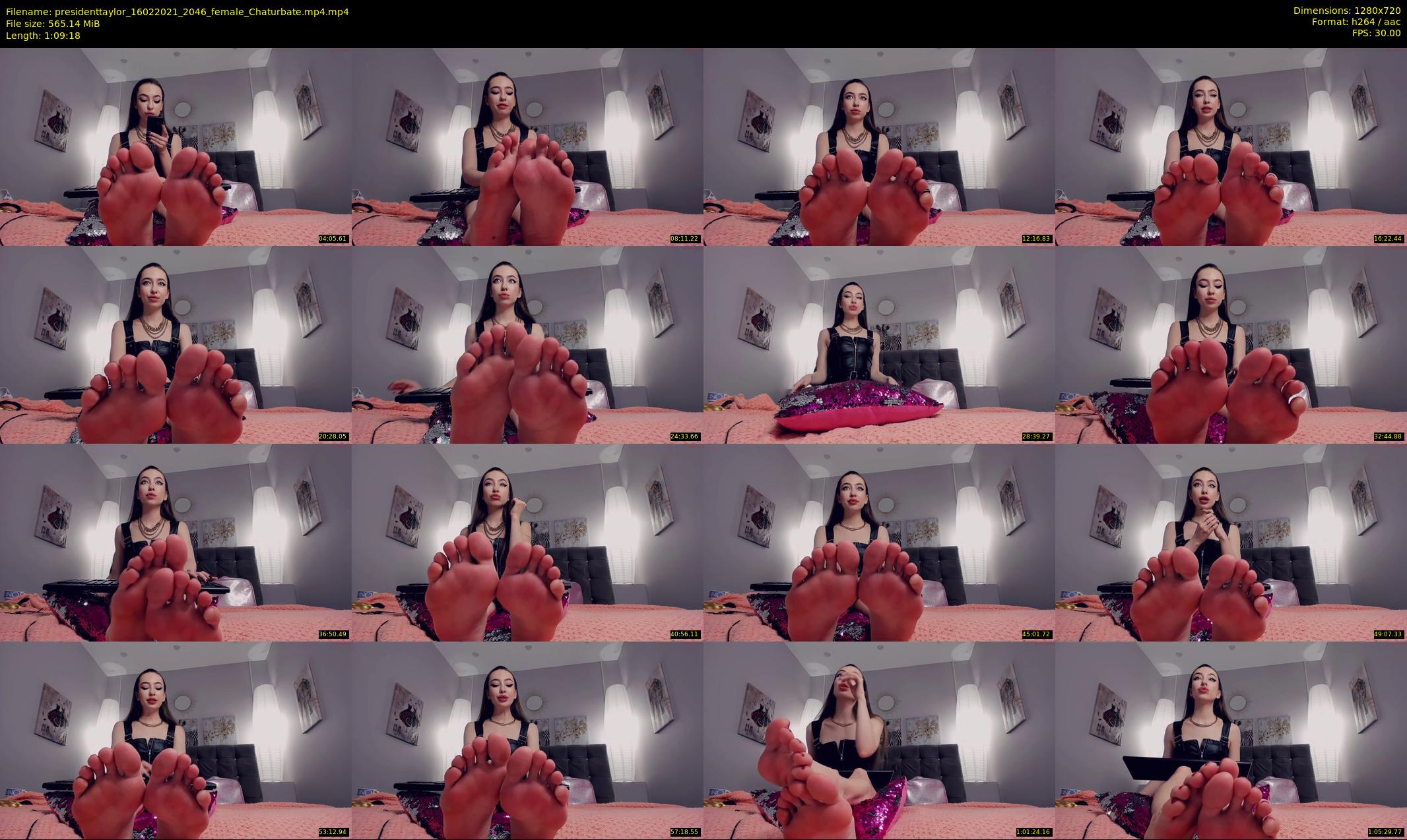 presidenttaylor — 70 minute Chaturbate female cam show recording, 720p, Feb 16, 2021
