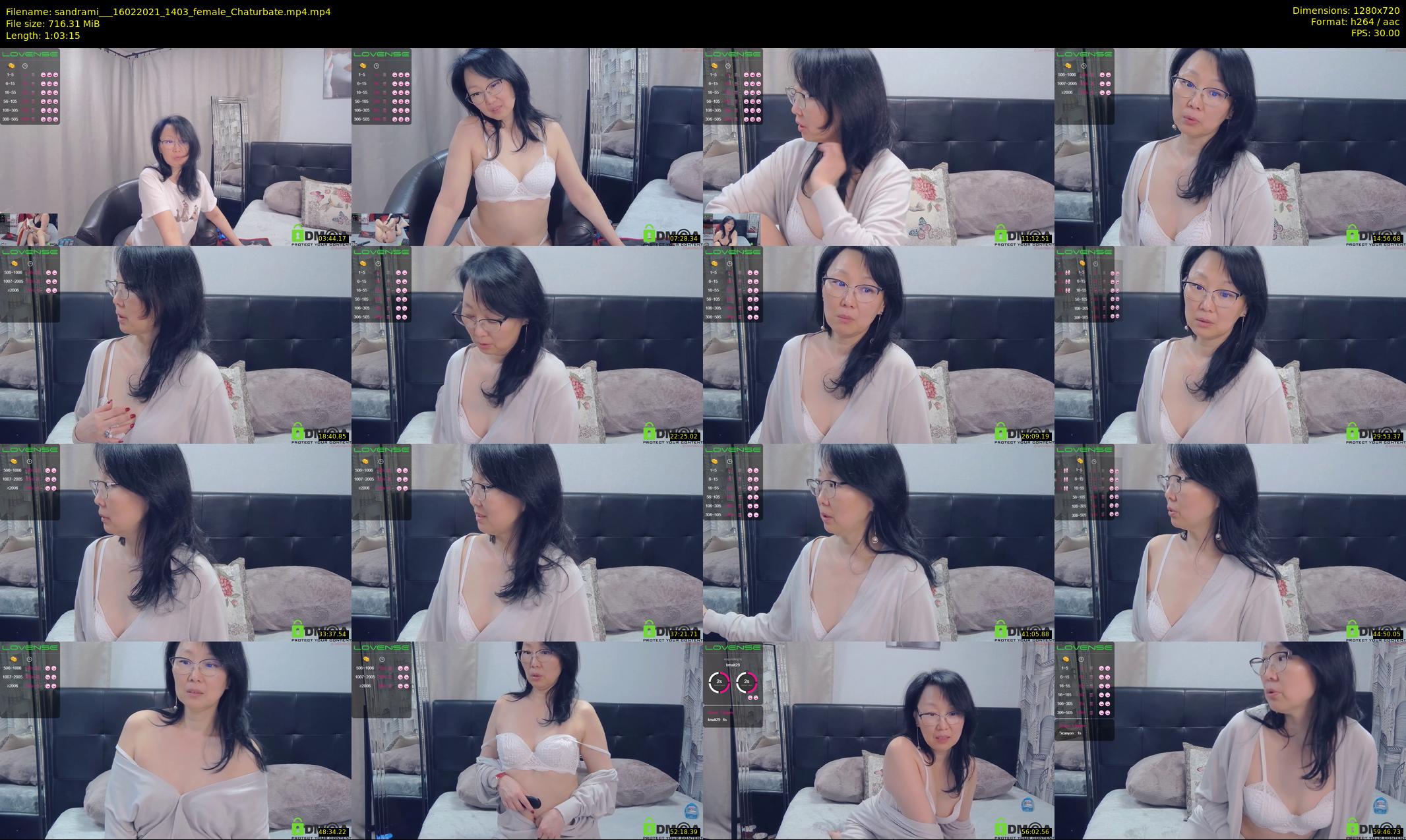 sandrami__ — 64 minute Chaturbate female cam show recording, 720p, Feb 16, 2021