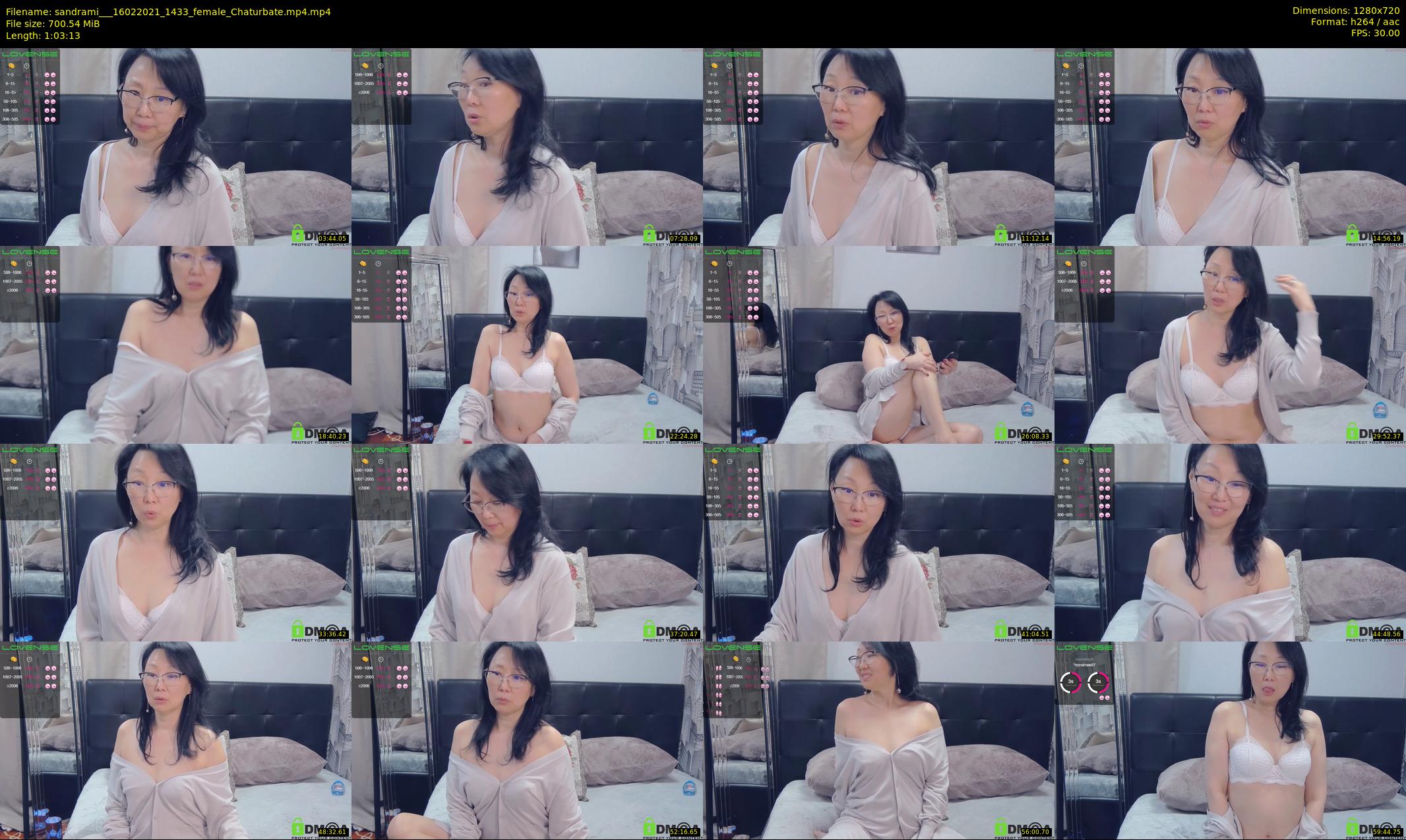 sandrami__ — 64 minute Chaturbate female cam show recording, 720p, Feb 16, 2021